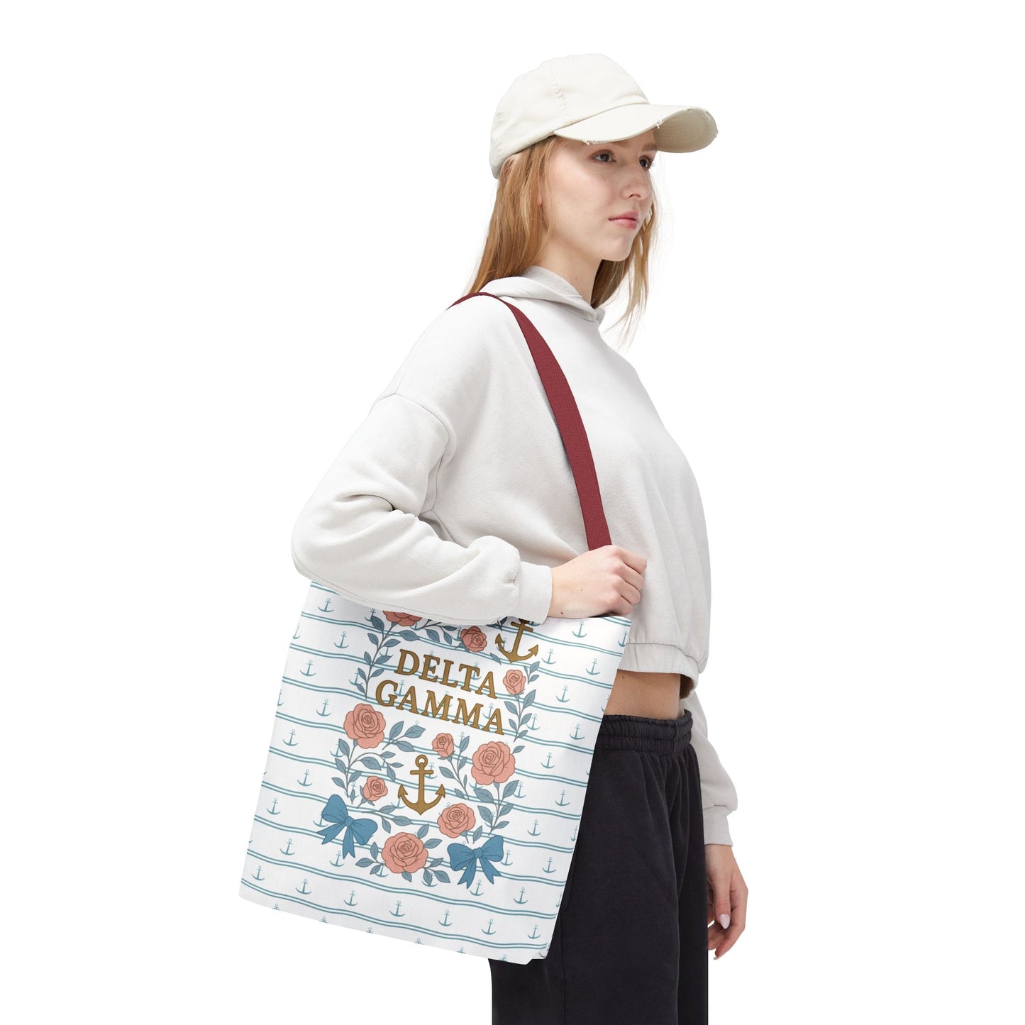 Floral Tote Bag - Delta Gamma Sisterhood Gift