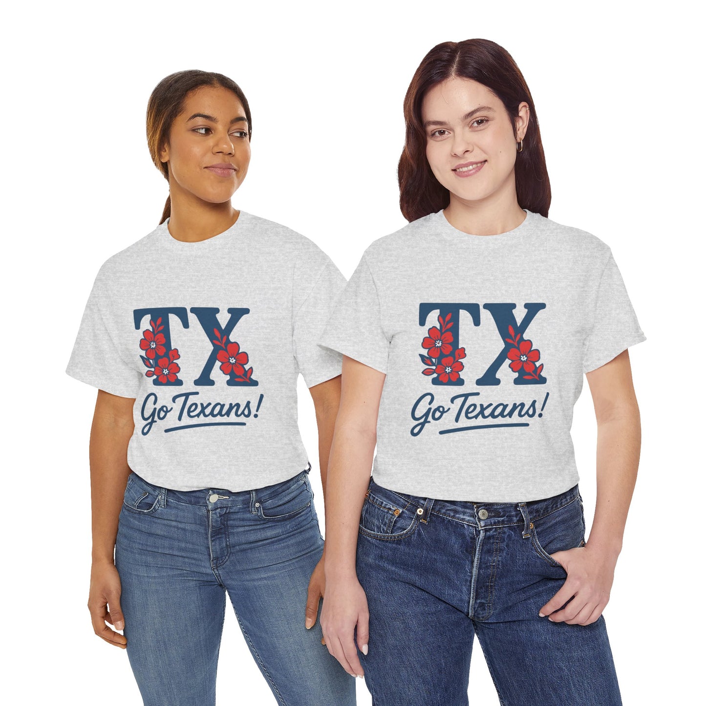 Texas Pride Unisex Cotton Tee | Go Texans! T-Shirt, Casual Wear, Game Day Shirt, Gift for Fans, Spring/Summer Style