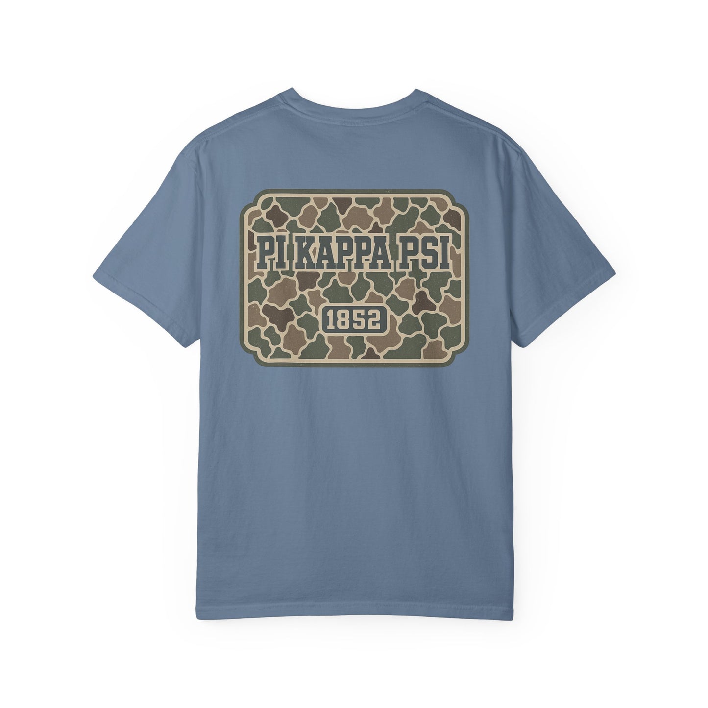 Unisex Garment-Dyed T-shirt with PiKappaPsi Design, Casual Tee, College Apparel, Greek Life Shirt, Unique Gift, Brotherhood T-shirt