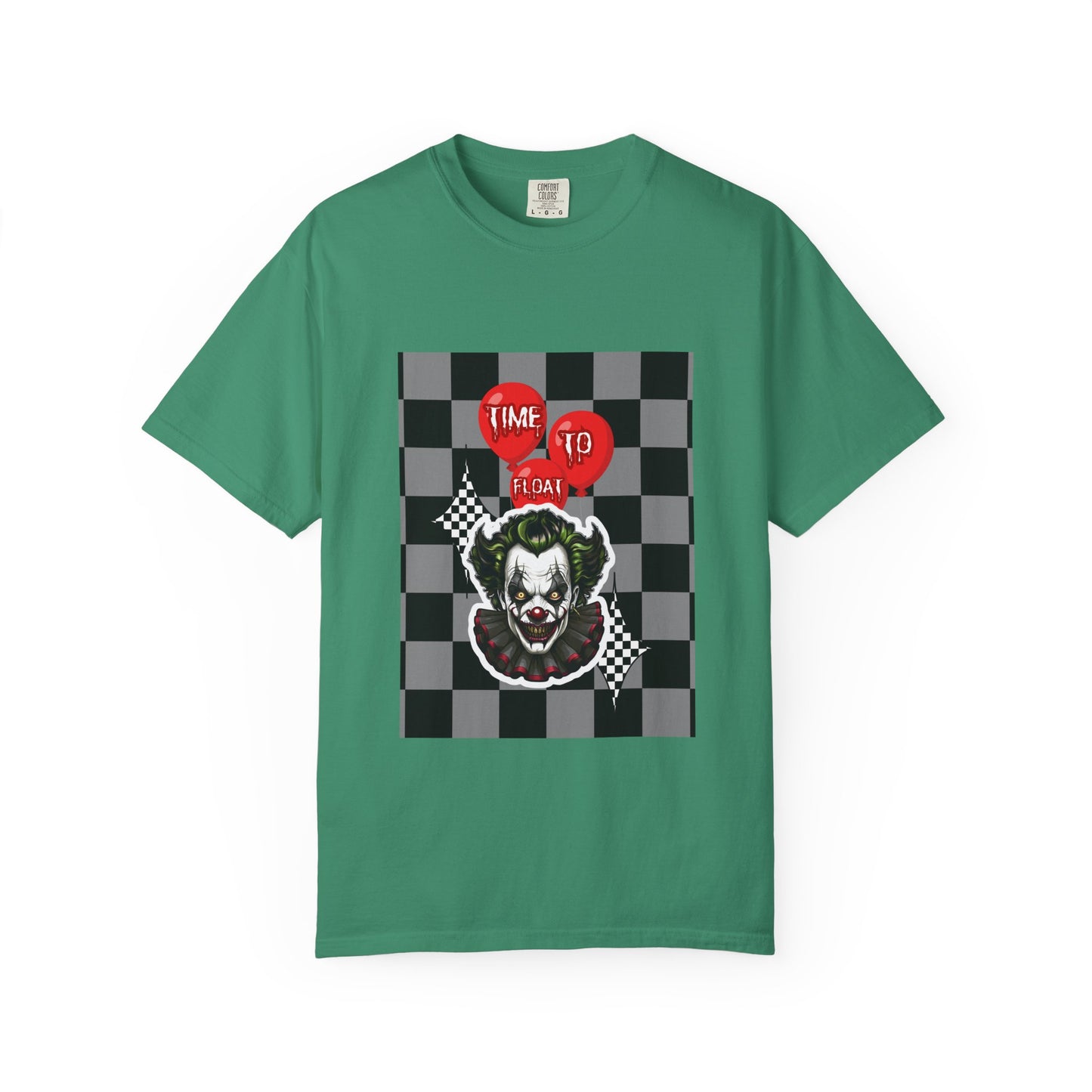 Creepy Clown Graphic T-Shirt, Halloween Costume Tee, Unisex Horror Shirt, Fun Gift for Fans, Graphic Novelty Wear, Casual Outfit