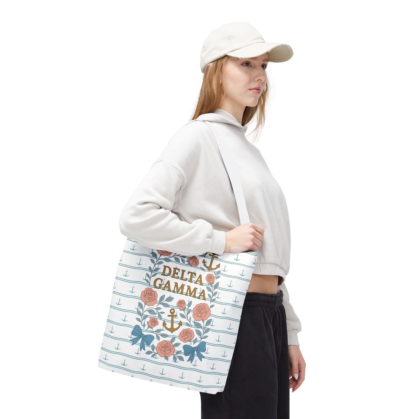 Floral Tote Bag - Delta Gamma Sisterhood Gift