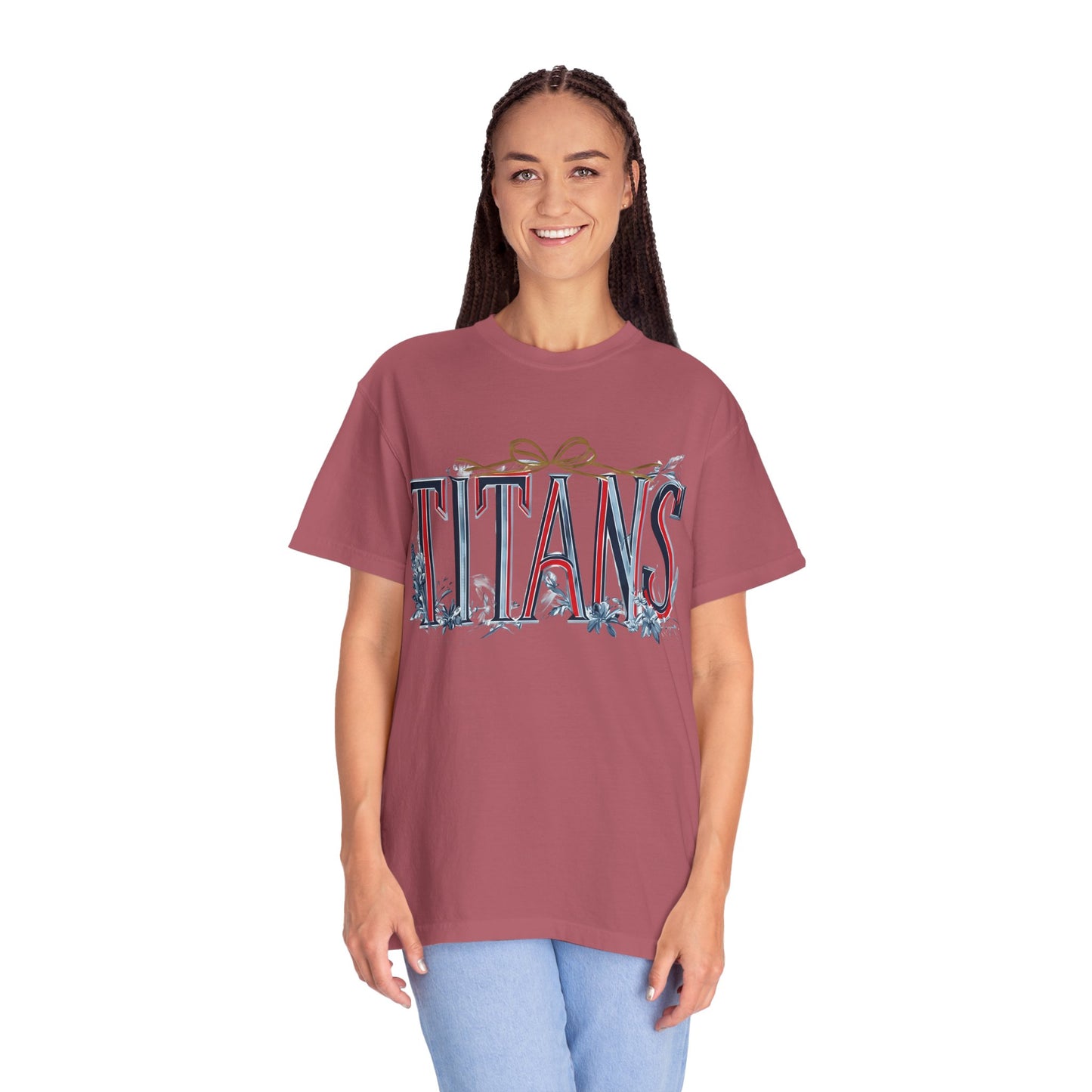 Floral Titans Garment-Dyed T-Shirt