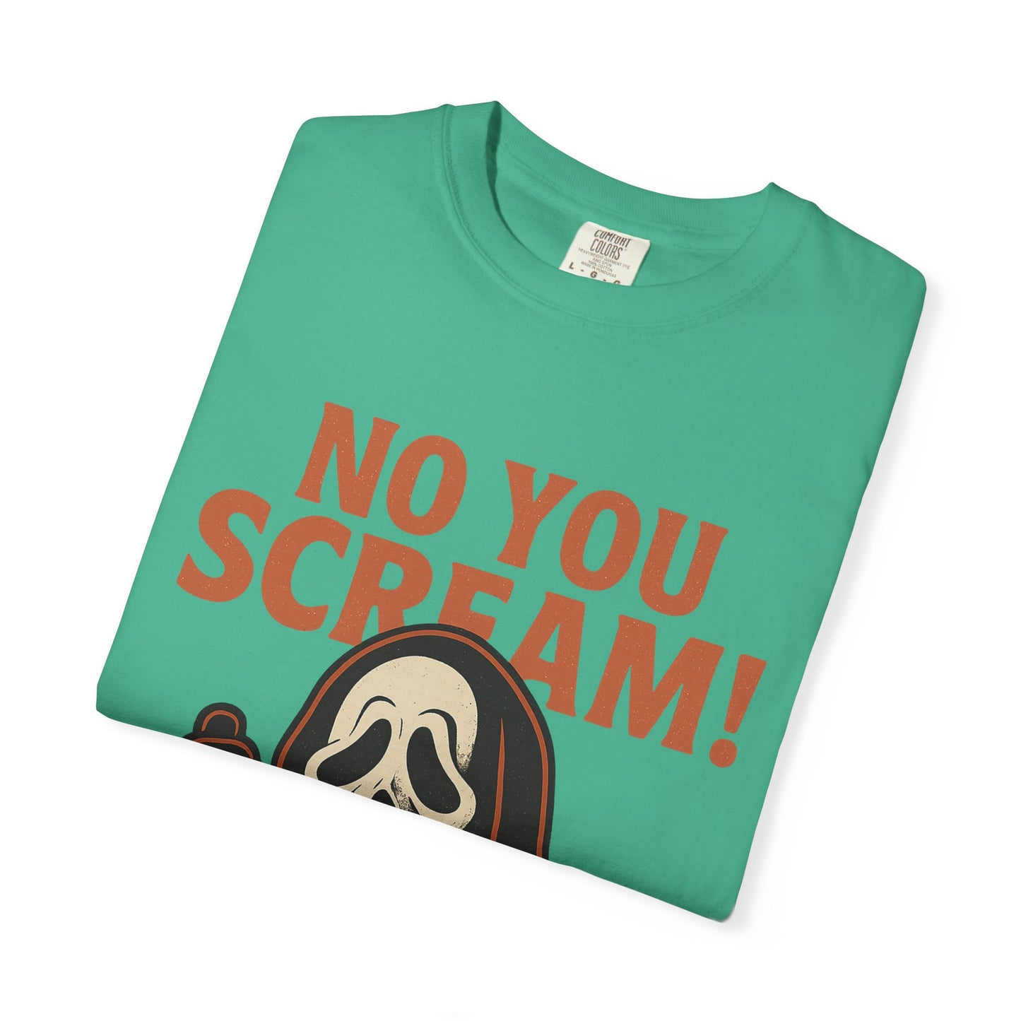 Unisex Horror-Themed T-shirt | Fun Scream Design for Halloween, Costume Parties, Movie Nights, Gift for Horror Fans