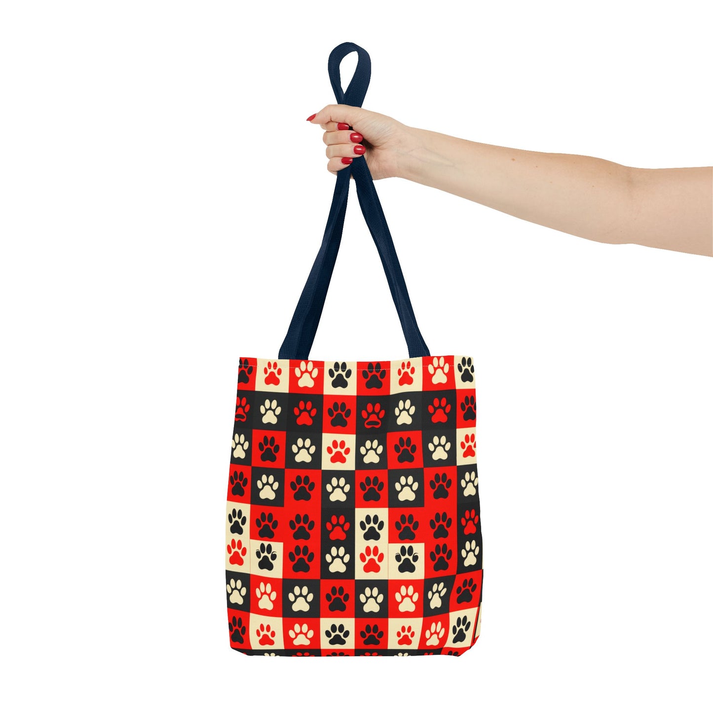 Paws Pattern Tote Bag, Stylish Eco-Friendly Bag, Game Day Bag, Go dawgs, graduation gift, alumni gift