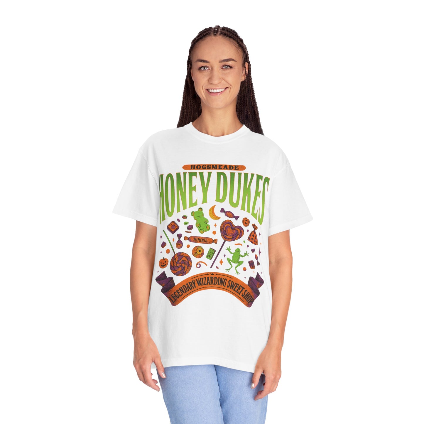 Honey Dukes Wizarding T-Shirt | Unisex Garment-Dyed Tee, Perfect for Fans, Gifts, Celebrations, Cosplay, and Everyday Wear