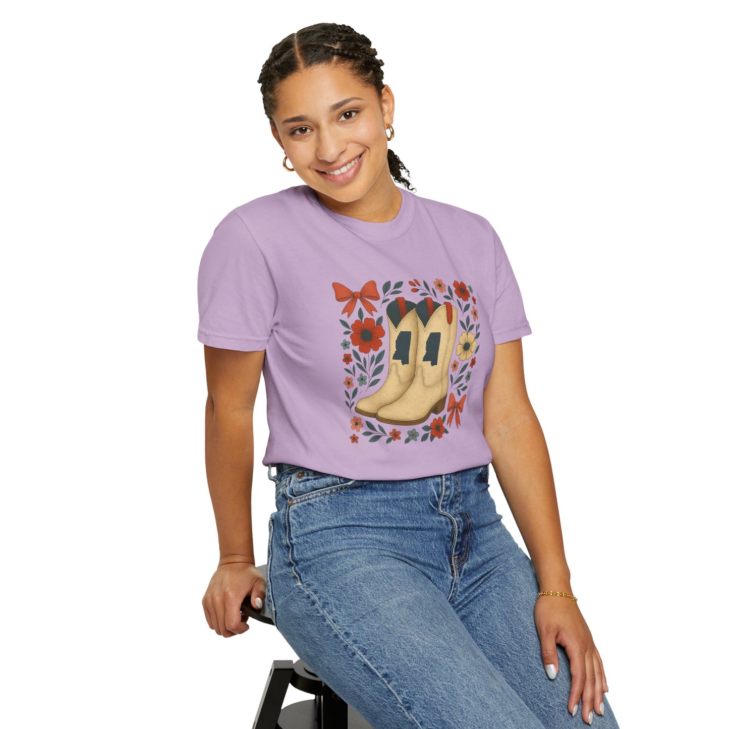 Mississippi Coquette Bow Unisex Tee - Ole Miss Fan Gift