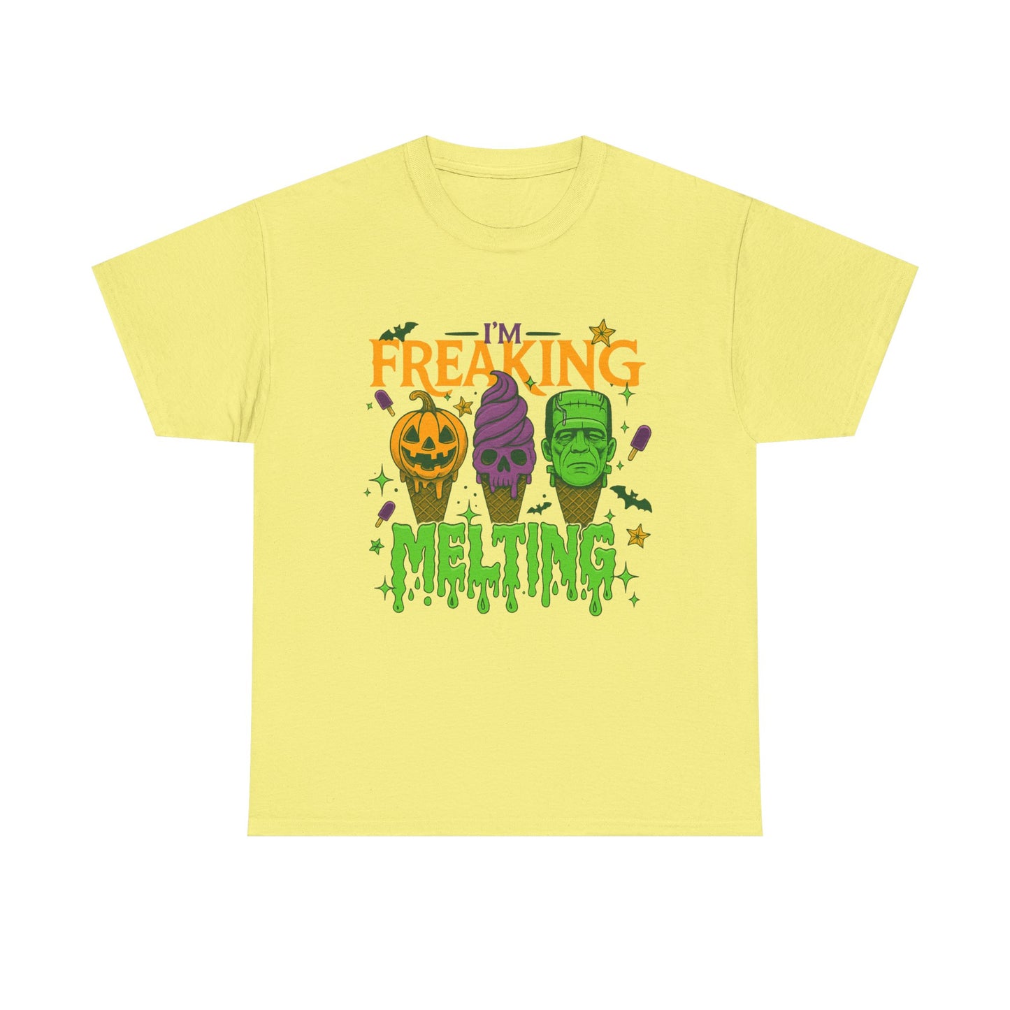 Halloween Unisex Heavy Cotton Tee, Fun Fall Shirt, Halloween Costume Top, Spooky Party Tee, Trick or Treat Apparel