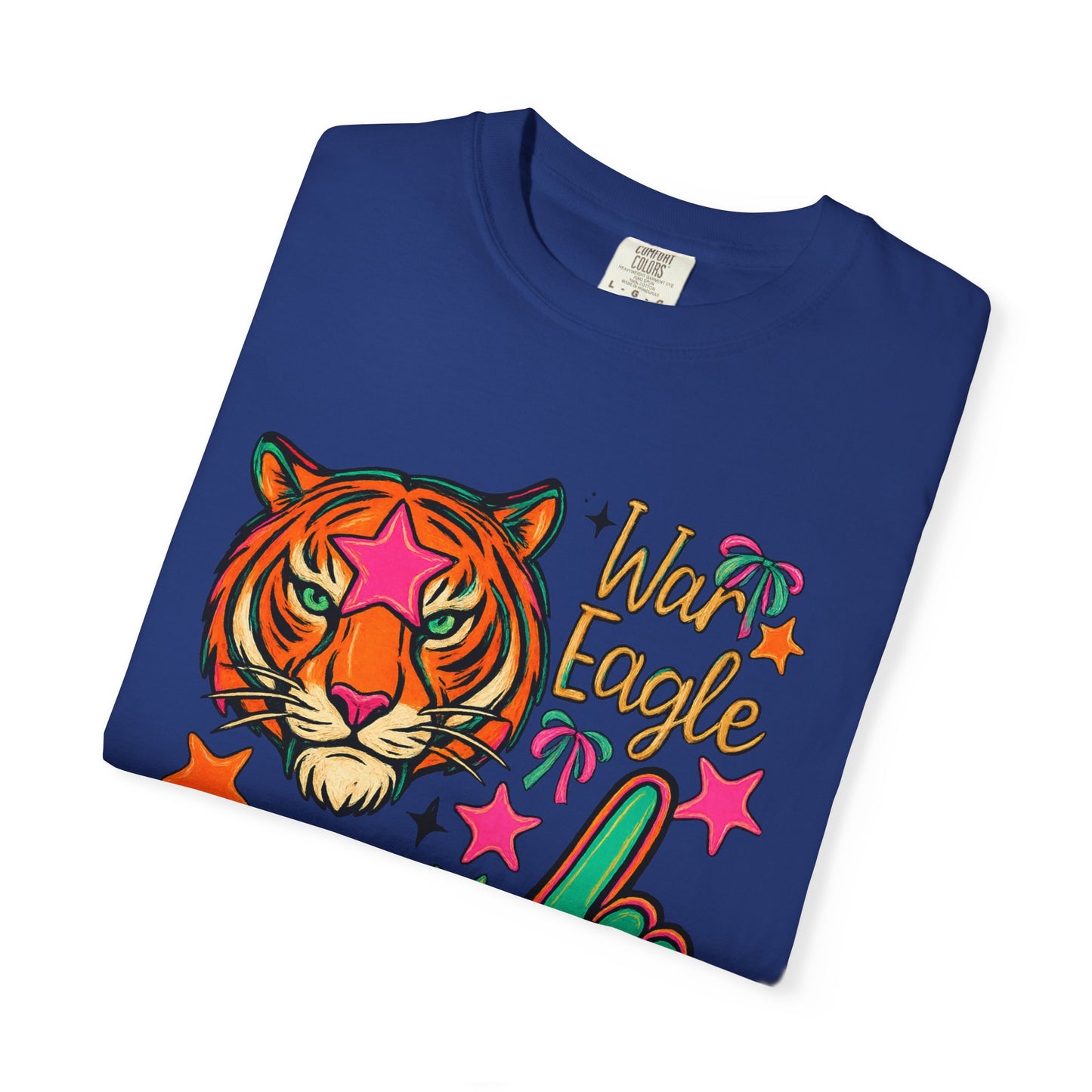Vintage Preppy Tiger Football Game Day Unisex T-shirt