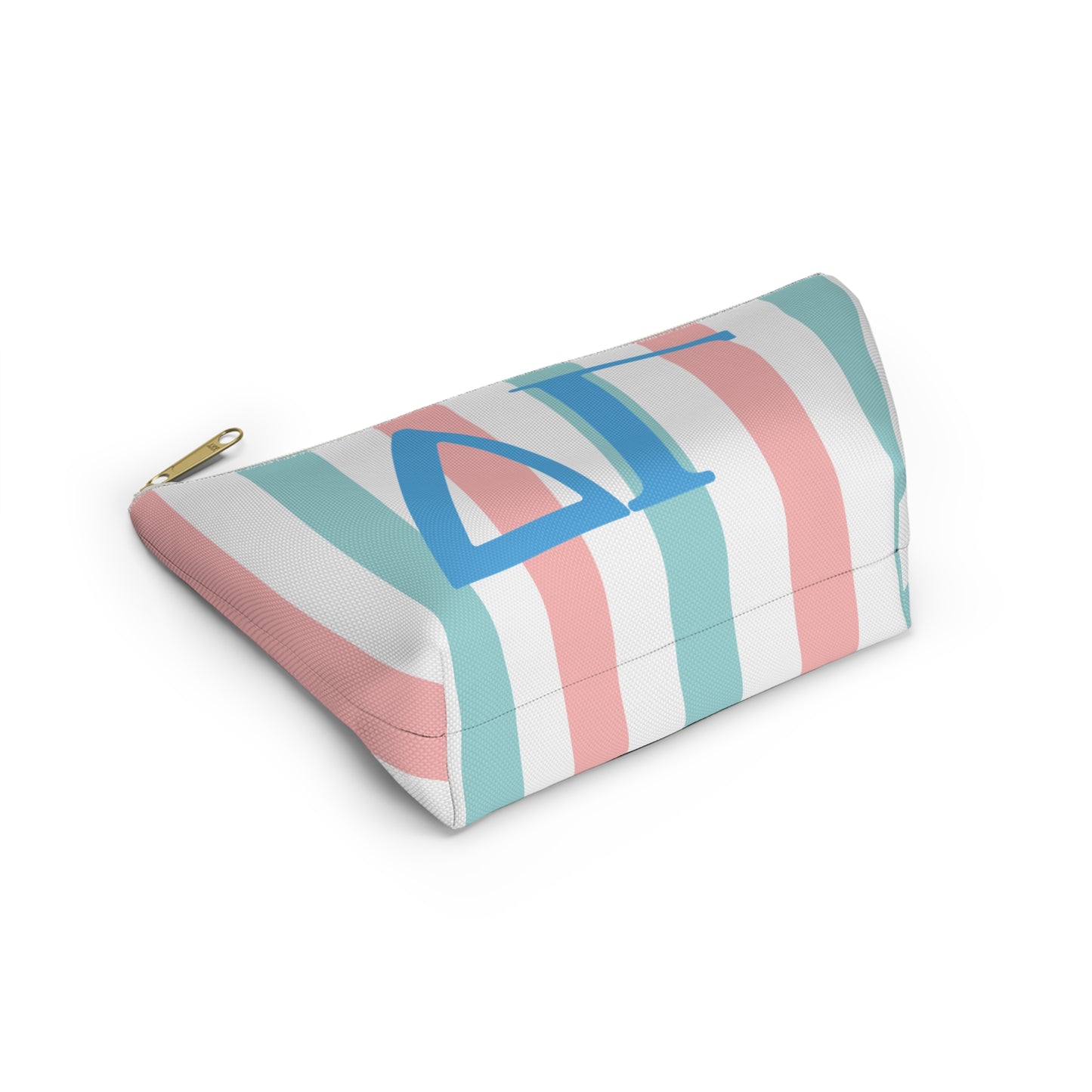 DG Greek Letter Accessory Pouch, Makeup Bag, Travel Toiletry Organizer, Personalized Gift, Sorority Essentials, Deltas, Greek Life