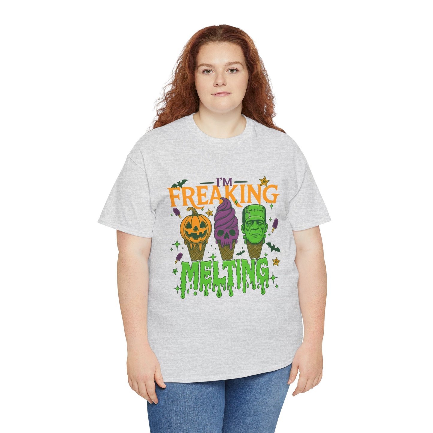 Halloween Unisex Heavy Cotton Tee, Fun Fall Shirt, Halloween Costume Top, Spooky Party Tee, Trick or Treat Apparel