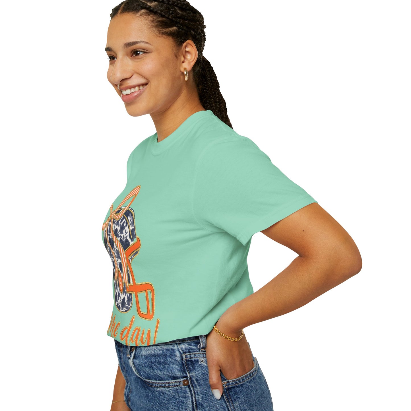 Game Day Coquette Style, Football Helmet T-Shirt | Unisex Sports Tee for Football Fans | Perfect for Tailgating, Game Everyday Wear
