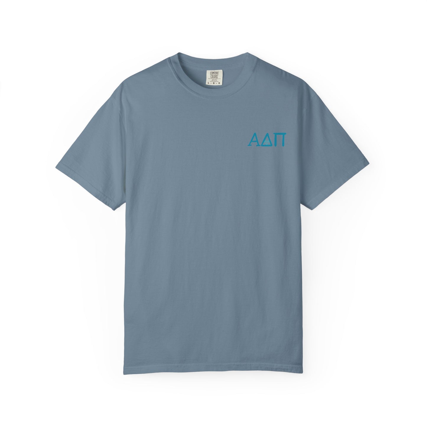Alpha Delta Pi T-Shirt, Sorority Shirt, College Apparel, Greek Life Gift, Unisex Garment-Dyed Tee