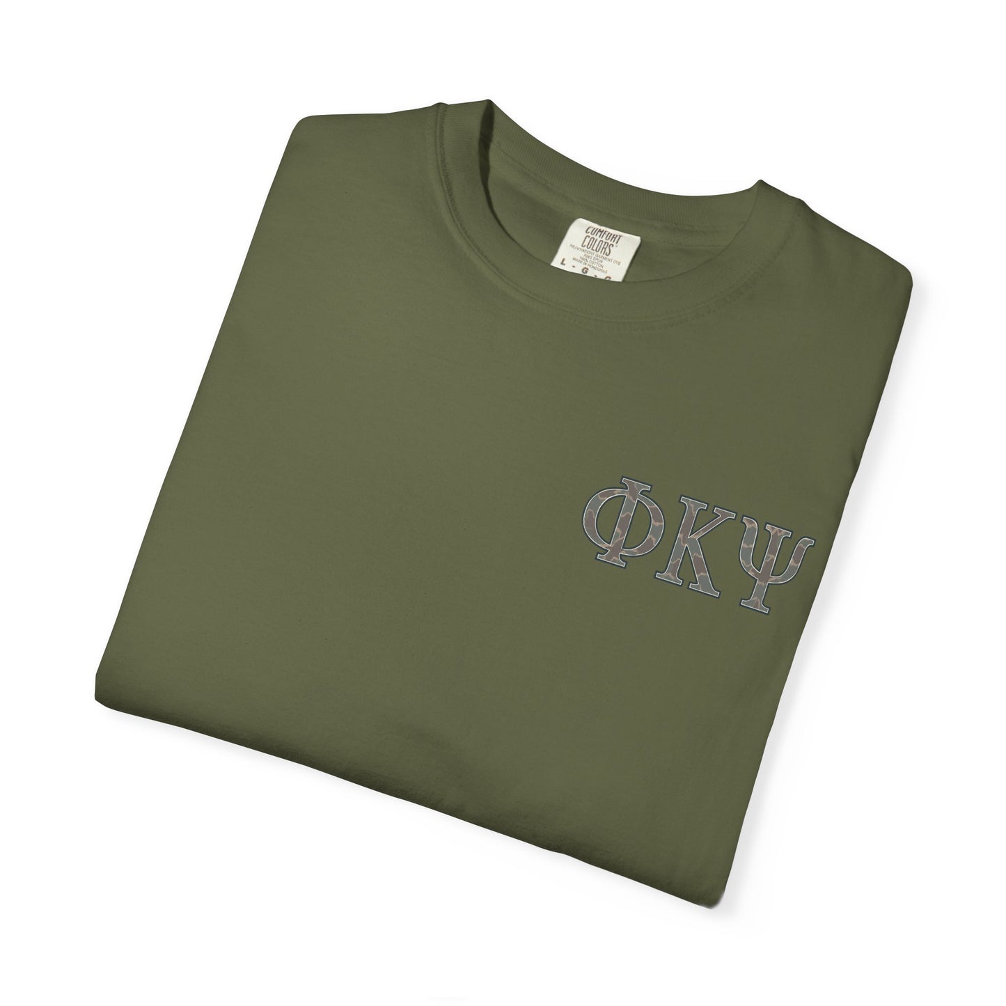 Unisex Garment-Dyed T-shirt with PiKappaPsi Design, Casual Tee, College Apparel, Greek Life Shirt, Unique Gift, Brotherhood T-shirt