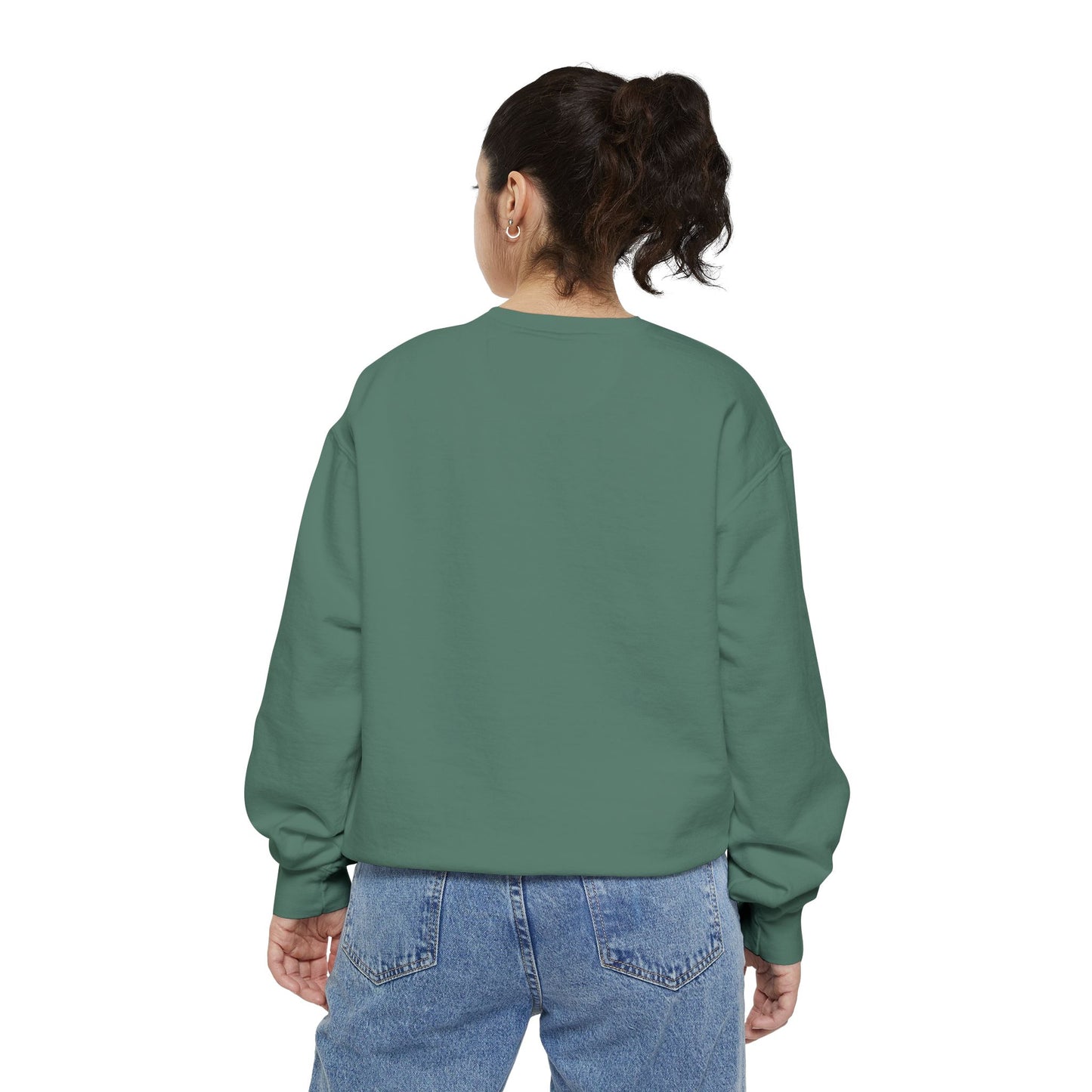 AlphaChi Garment-Dyed Sweatshirt, Sorority Sweatshirt, Personalized Gift, College Apparel, Comfortable Crewneck, Trendy Fashion