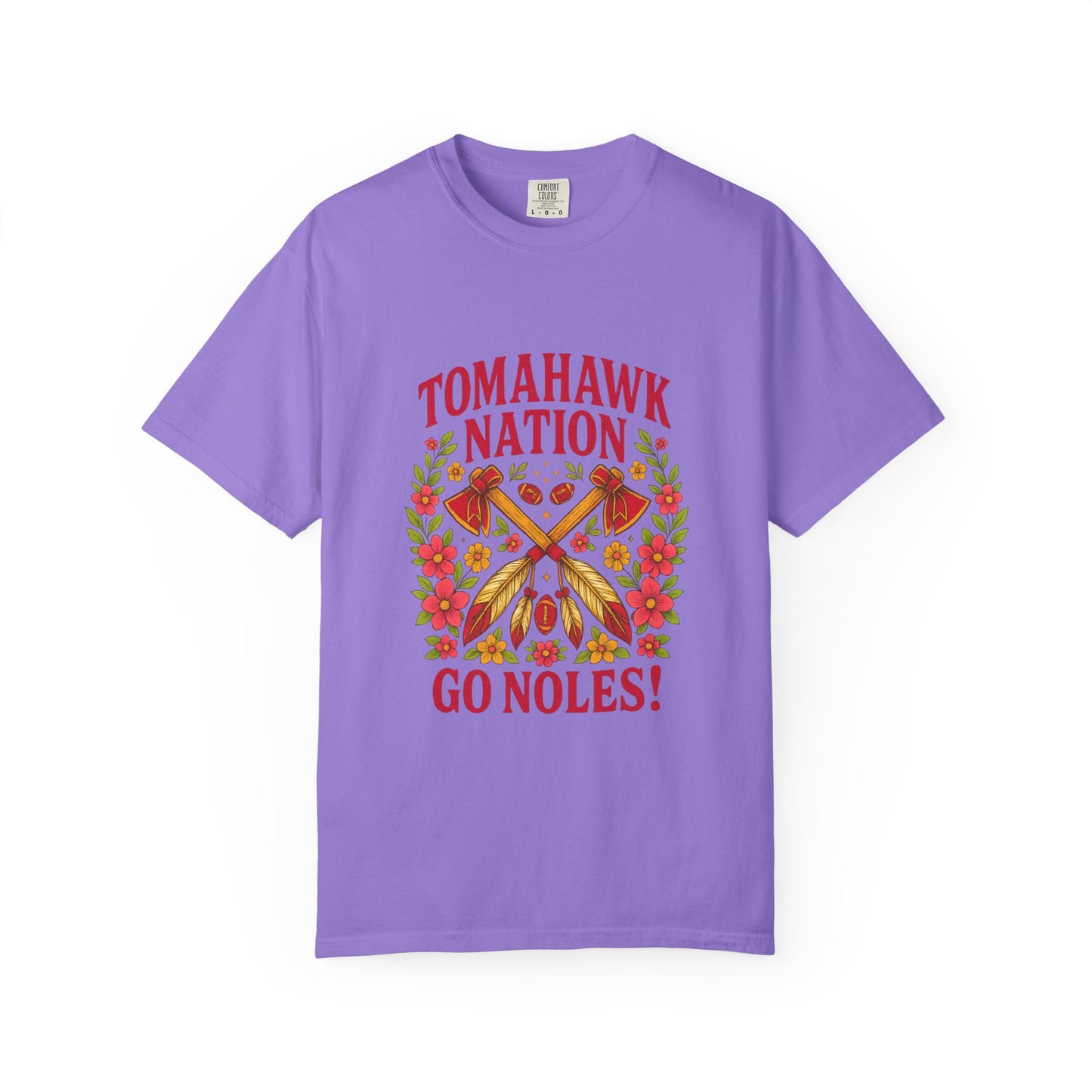 Tomahawk Nation Unisex T-shirt | Go Noles Vintage Style Tee, Perfect for Game Day, College Spirit Wear, Football Fans, Sports Apparel