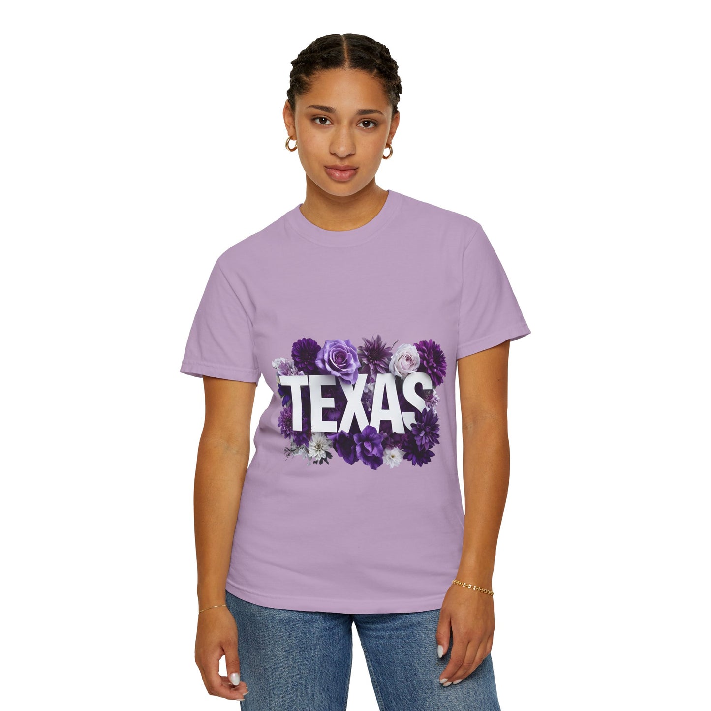 Texas Floral T-Shirt, Unisex Aesthetic Tee, Summer Outfit, Gift for Texan, Casual Style Shirt, Travel Souvenir Shirt