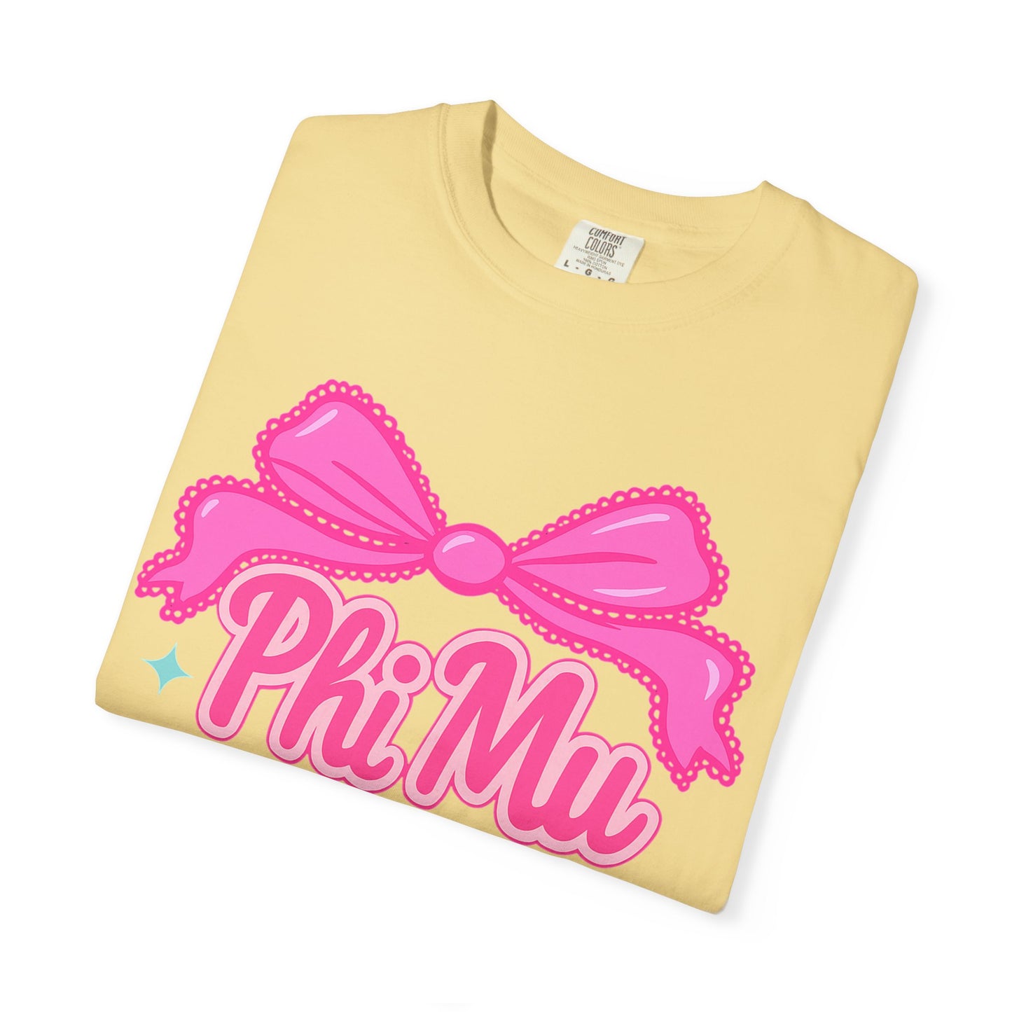 PhiMu Bow Pink Sorority T-Shirt