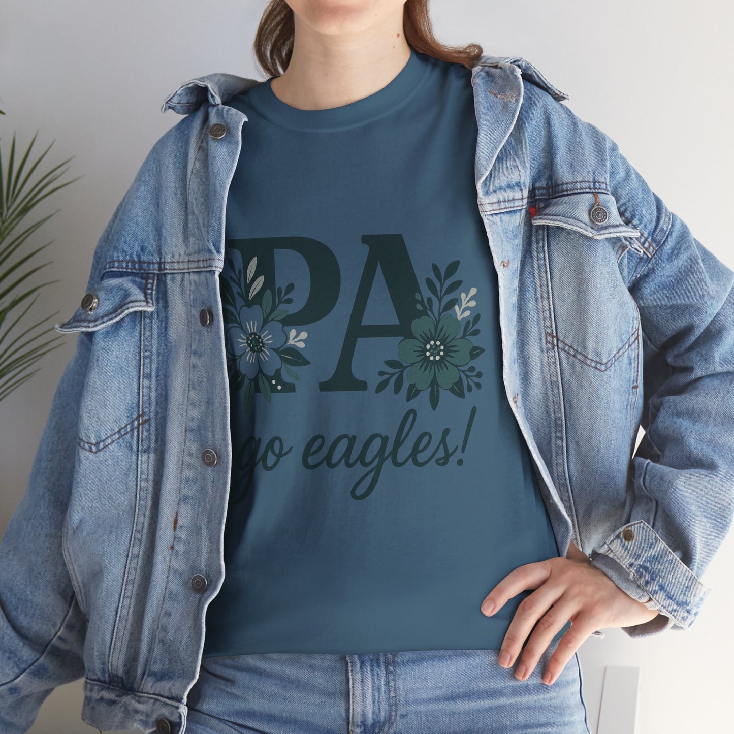 Floral PA Eagles Tee
