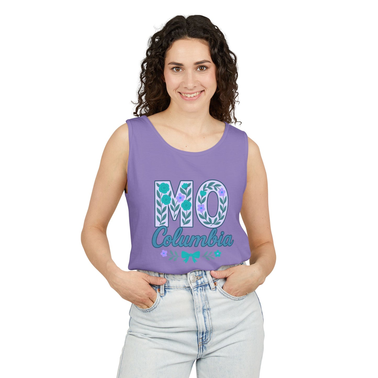 Missouri State Pride Tank Top, Unisex Summer Shirt, Columbia MO Graphic Tee, Comfort Colors, Graduation Gift