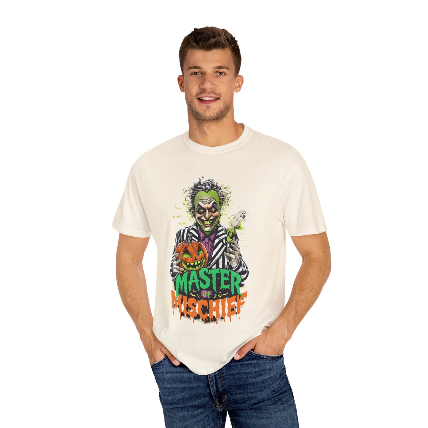 Master of Mischief Unisex T-Shirt, Halloween Party Shirt, Costume Tee, Spooky Gift, Fall Apparel, Graphic Tee