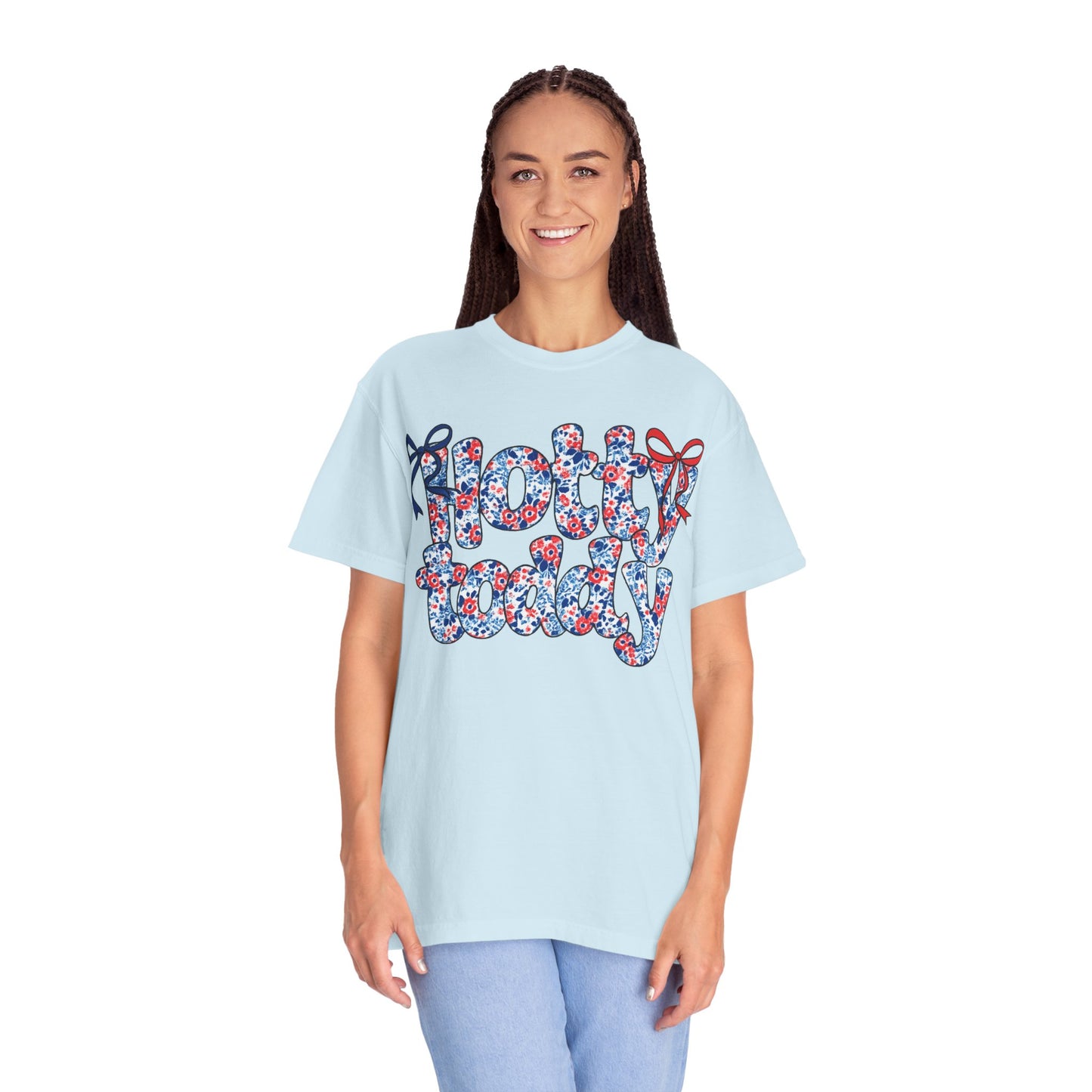 Floral Hotty Toddy Coquette Bow T-Shirt
