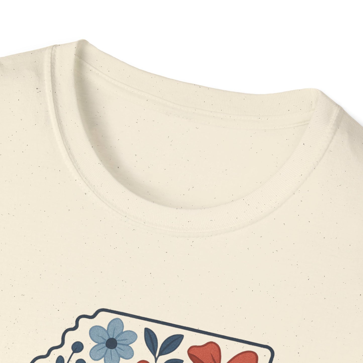 Mississippi Floral Unisex T-Shirt, Casual Tee, Gift for Her, Summer Apparel, Nature Lover Shirt, State Pride Clothing