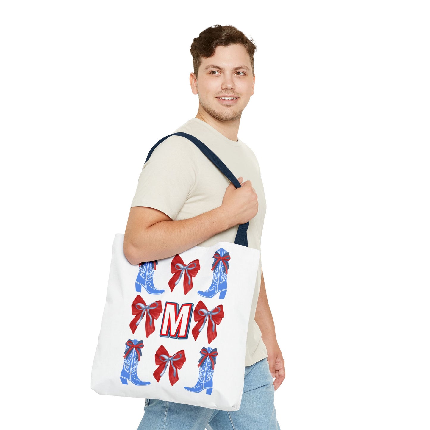 Mississippi Coquette Tote Bag, Personalized Tote, Mississippi Fan Gift, Ole Miss, Hotty Toddy, College Student Gift, Graduation Gift