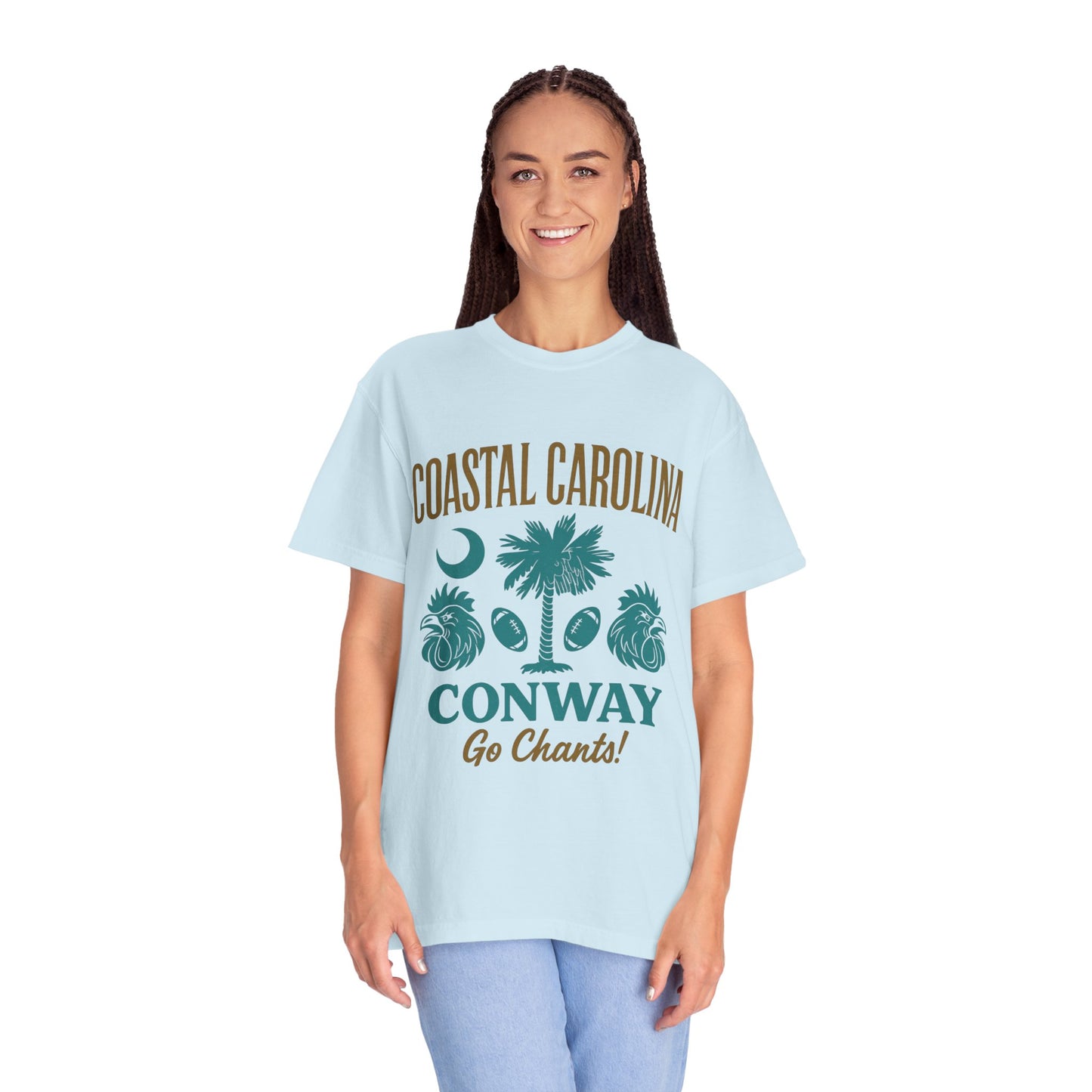Go Chants T-Shirt, Unisex Garment-Dyed Tee, Beachwear, College Apparel, Summer Vibes