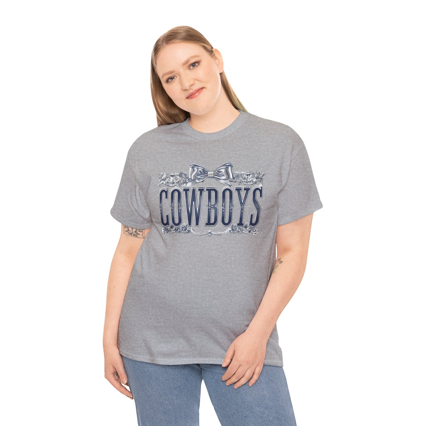 Cowboys Graphic Tee, Unisex Heavy Cotton Tee, Western Wear, Country Music Shirt, Rodeo Style T-Shirt, Gift for Cowboy Fans