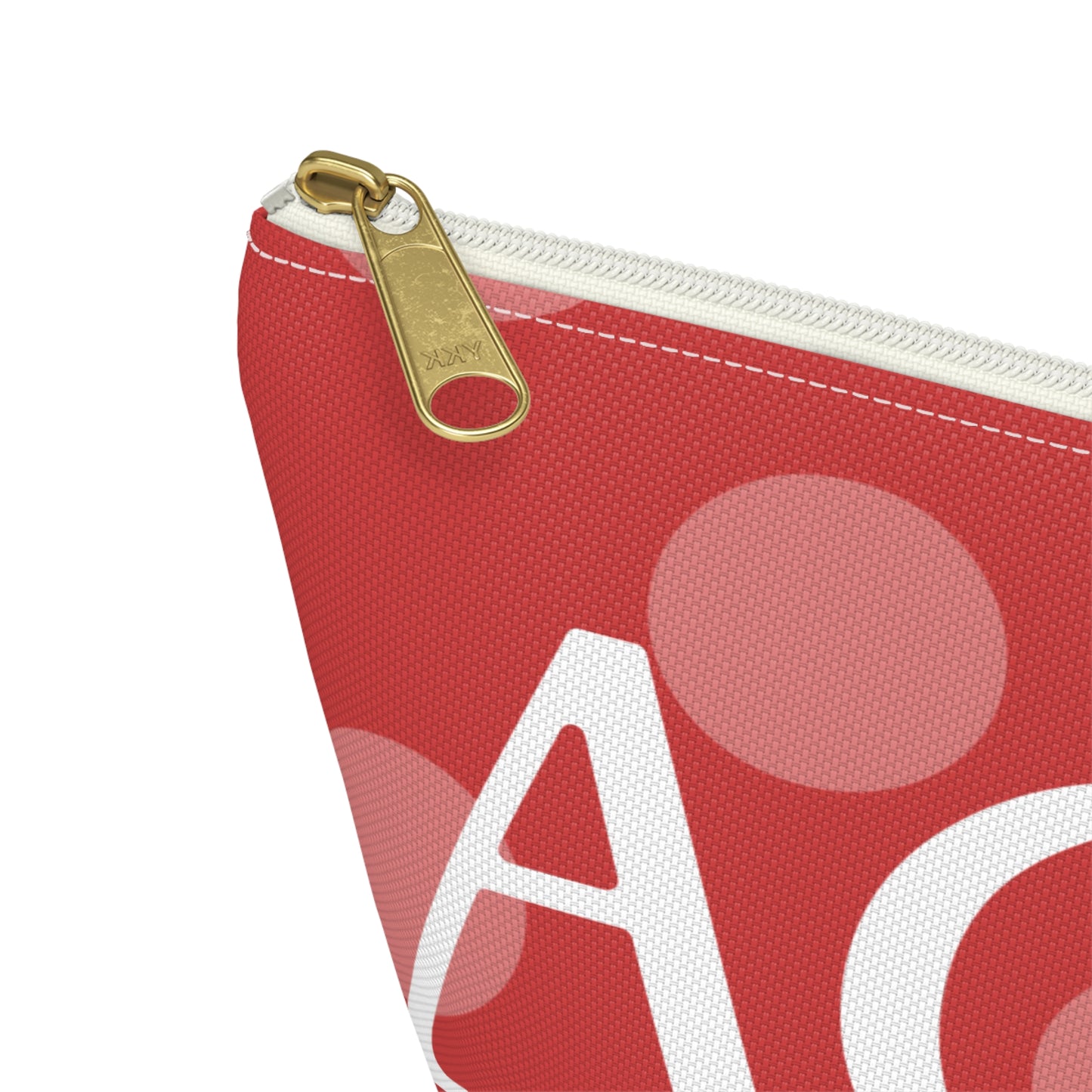 AOPI Chic Accessory Pouch, Personalized Makeup Bag, Fun Pencil Case, Stylish Travel Organizer, Unique Gift Idea, Sorority or College Essentials