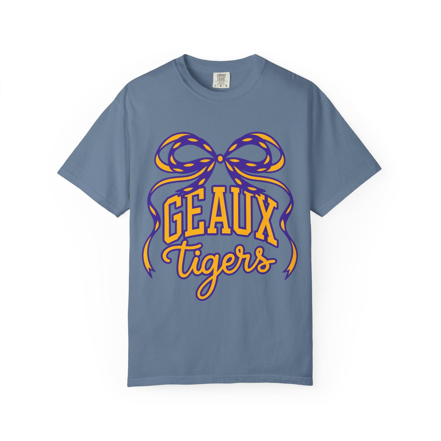 Géaux Tigers Garment-Dyed T-Shirt, Unisex Tee, LSU Spirit Wear, College Apparel, Game Day Outfit, Casual Style