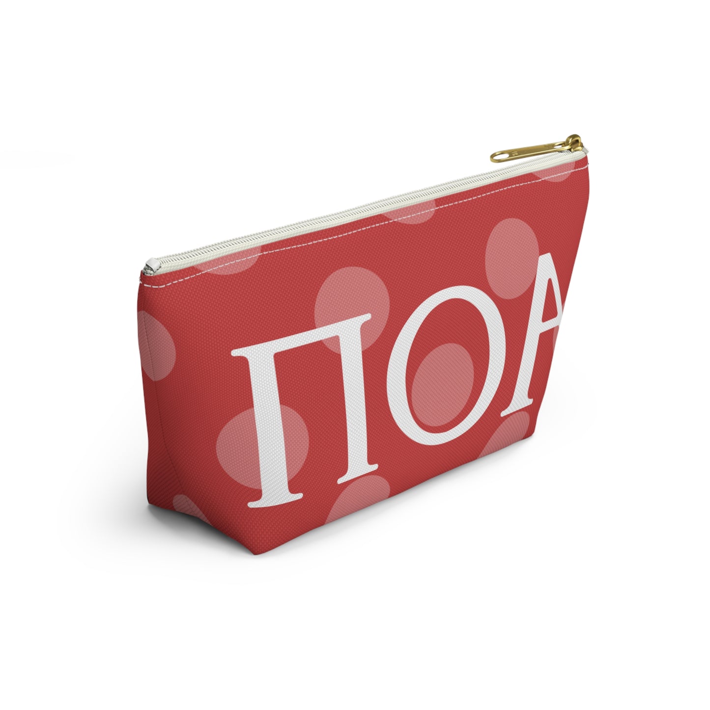 AOPI Chic Accessory Pouch, Personalized Makeup Bag, Fun Pencil Case, Stylish Travel Organizer, Unique Gift Idea, Sorority or College Essentials