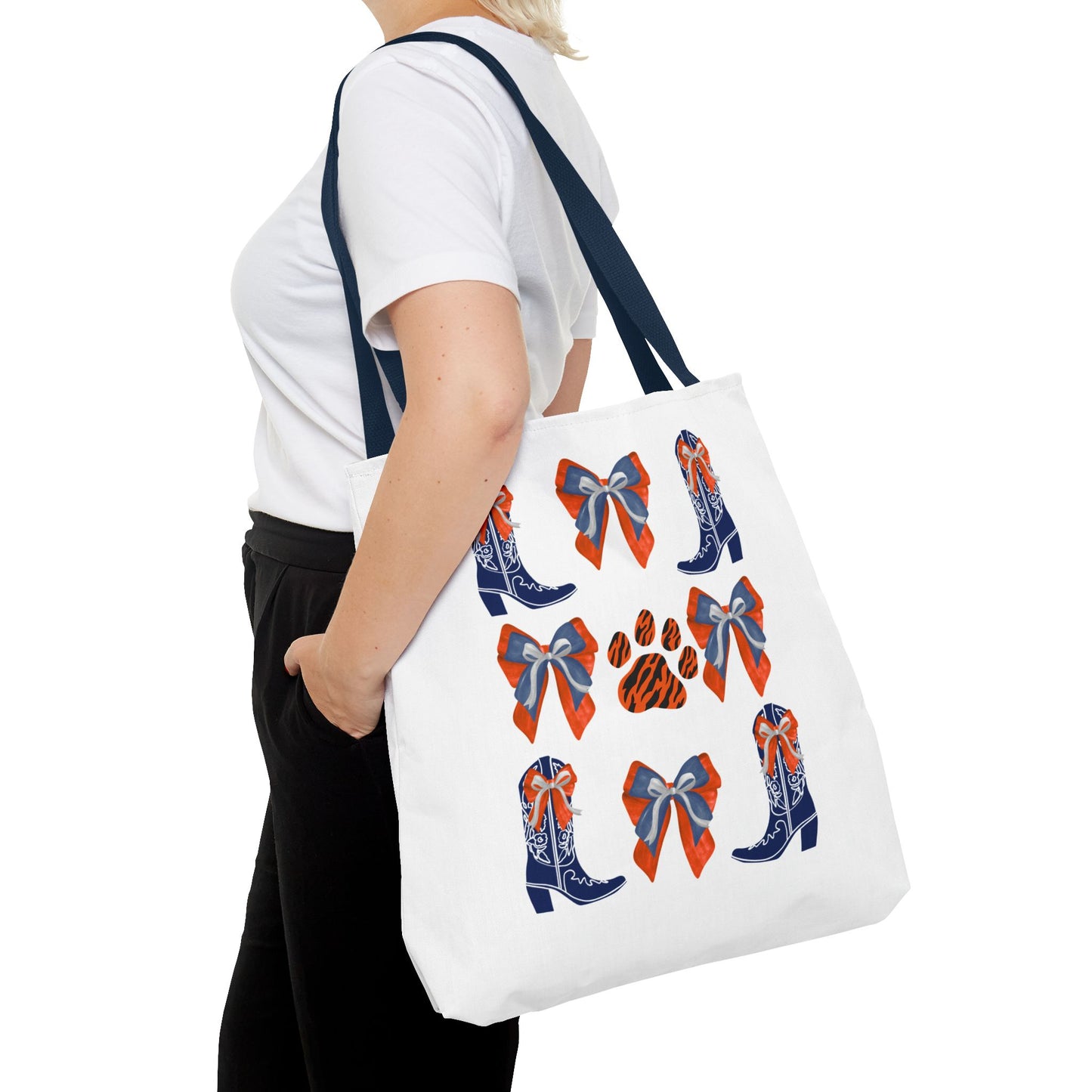 Au Tigers Spirit Tote Bag, Cute Accessories, Back to School, Gift for Sports Fans, Cheerleading Team Bag, war eagle, go tigers, auburn game day, auburn fan gift, graduation gift, auburn alumni