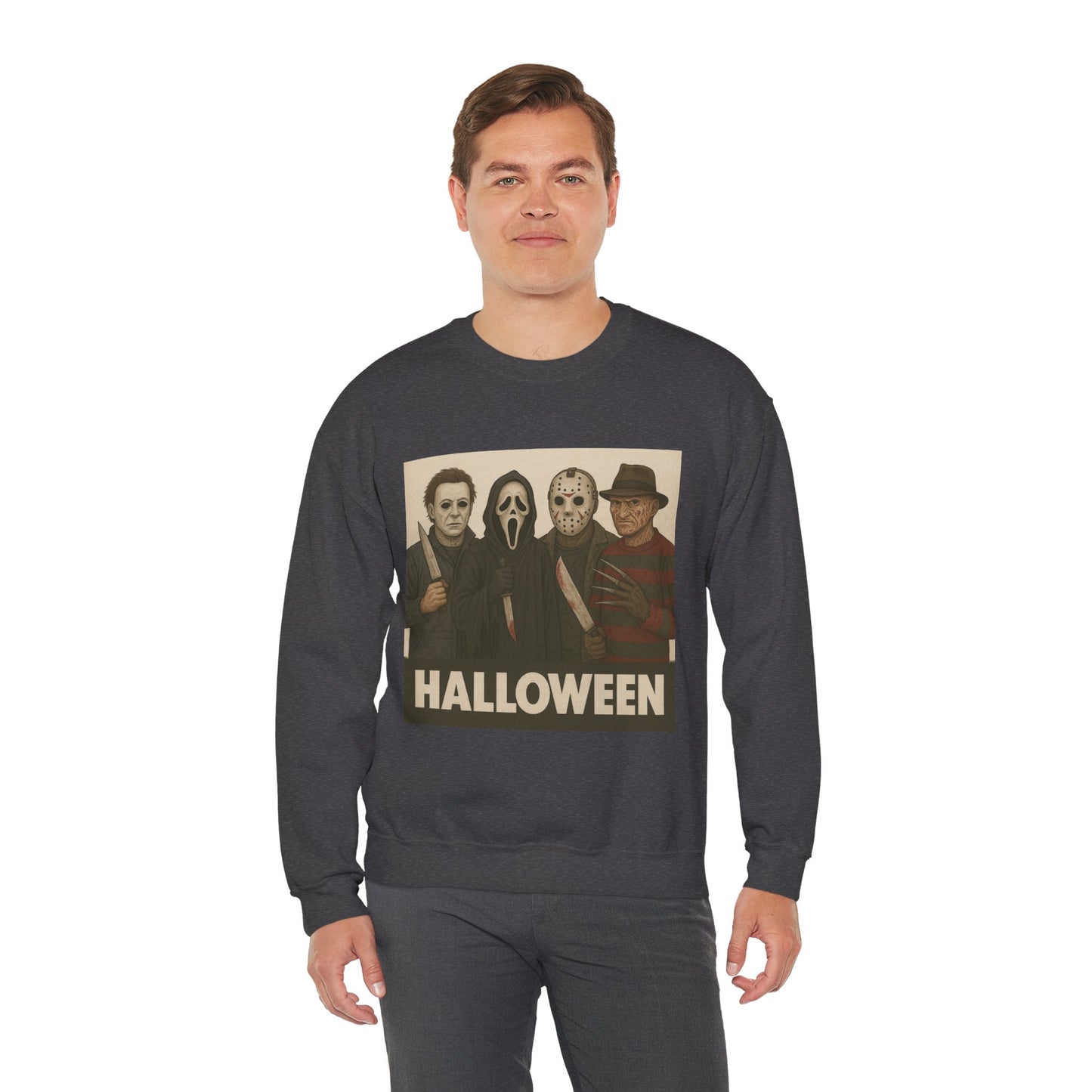 Spooky Movie Crewneck Sweatshirt - Halloween Horror Apparel
