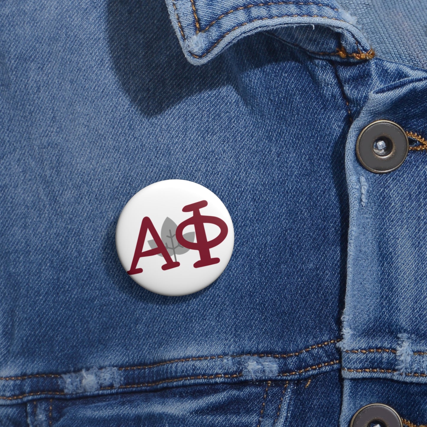 Alpha Phi Custom Fraternity Pin Buttons, Personalized Badge Pins for Events, Gifts for Members, Sorority Recruitment, Club Merchandise