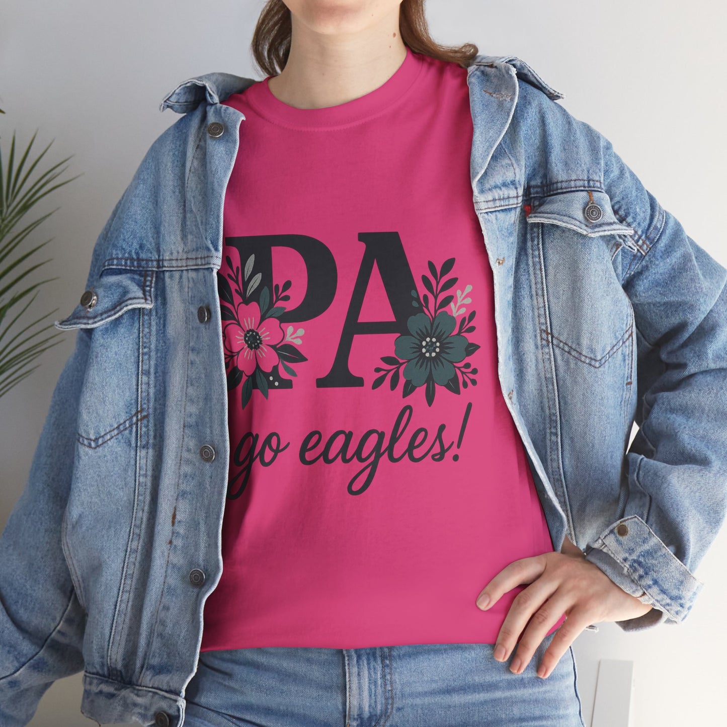 Floral PA Eagles Tee
