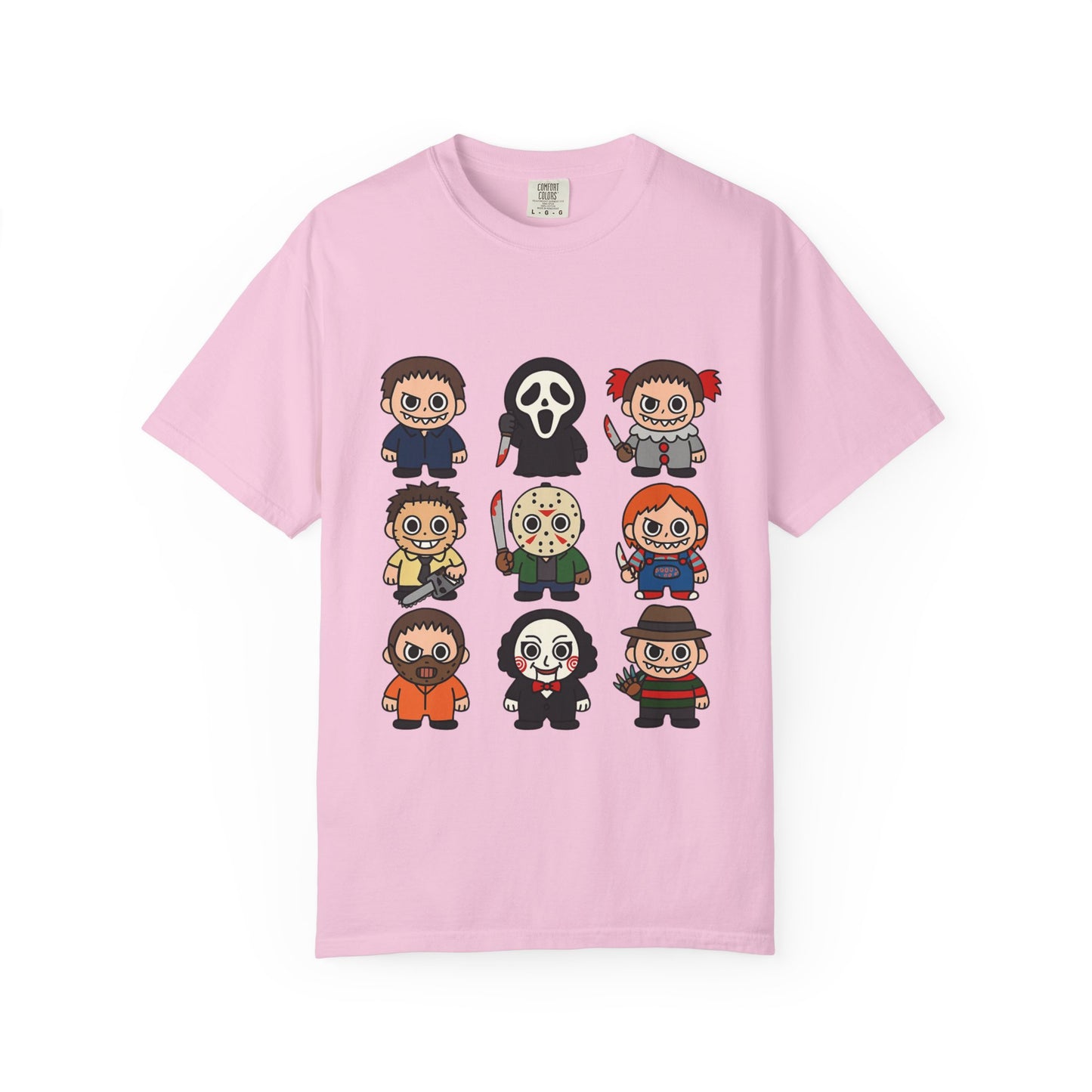 Pop Culture Horror Character T-Shirt, Unisex Tee, Halloween Tee, Horror Movie Merch, Funny Graphic Shirt, Gift for Horror Fans