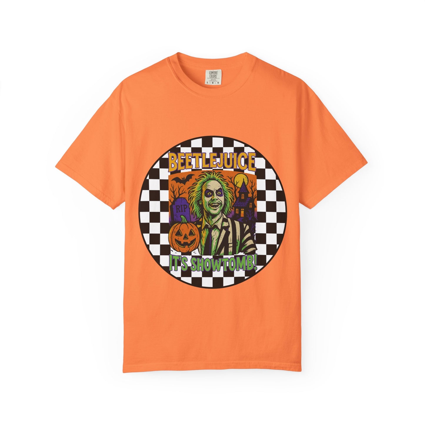 Beetlejuice Unisex T-shirt, Spooky Graphic Tee, Halloween Costume Shirt, Movie Fan Apparel, Eerie Clothing Gift