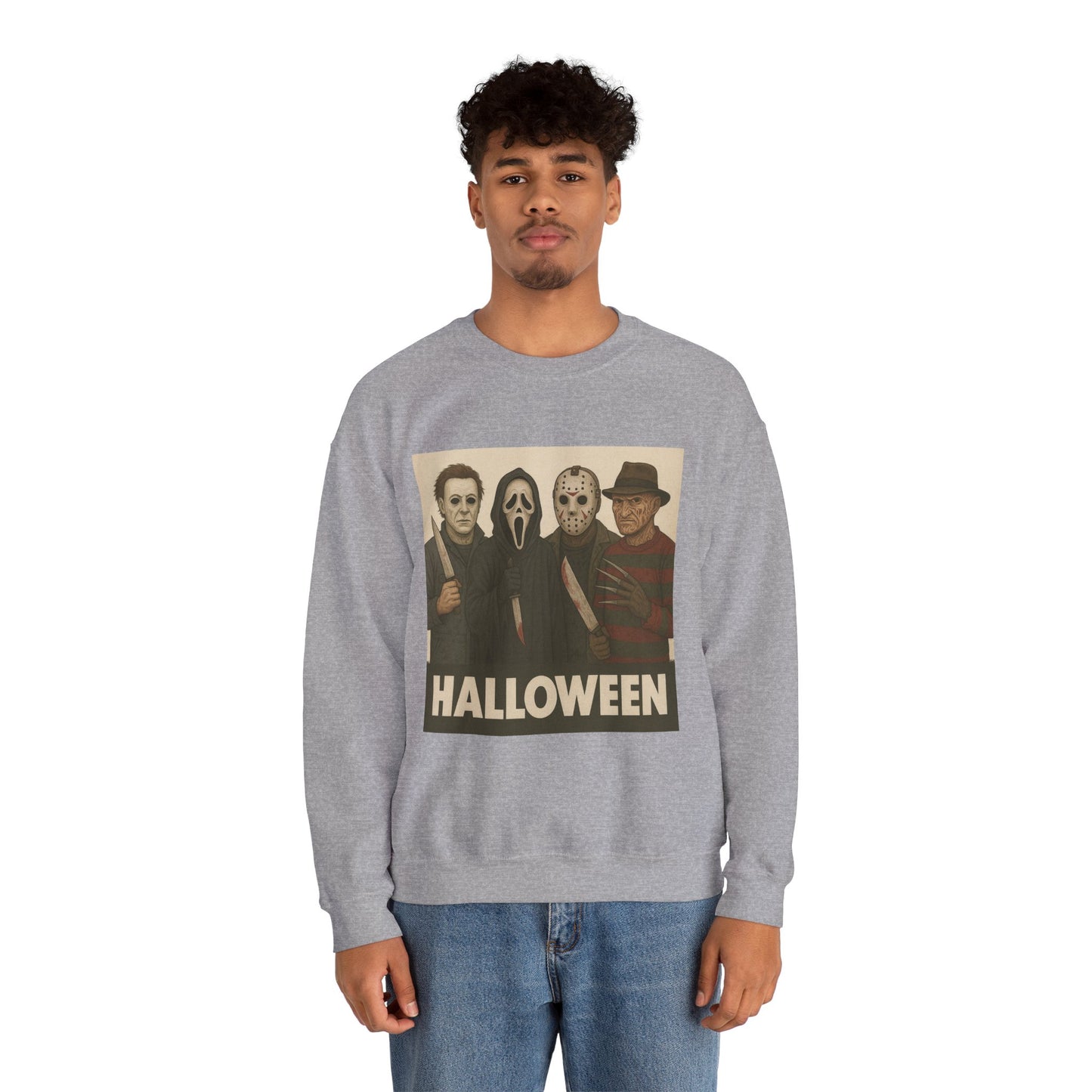 Spooky Movie Crewneck Sweatshirt - Halloween Horror Apparel