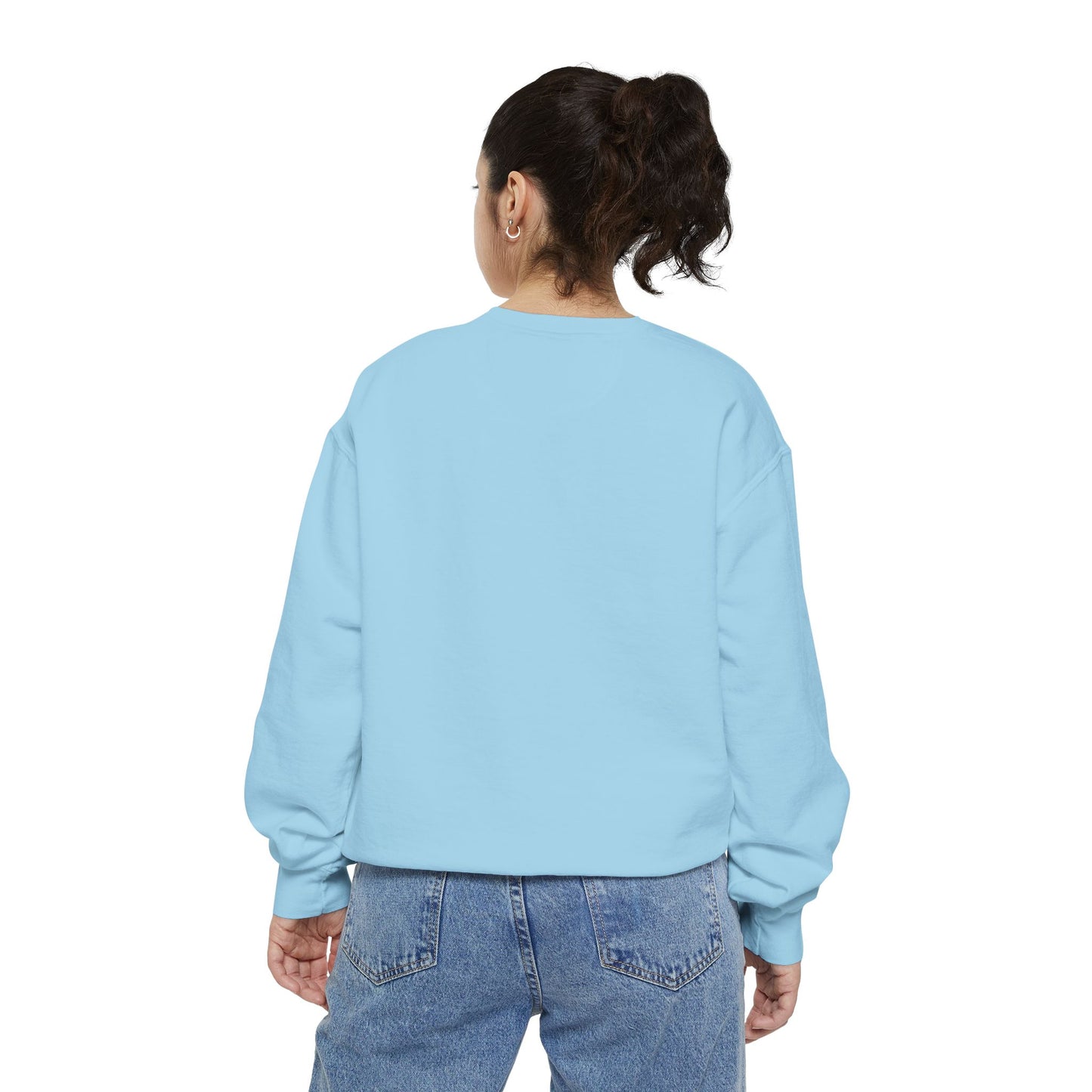 AlphaChi Garment-Dyed Sweatshirt, Sorority Sweatshirt, Personalized Gift, College Apparel, Comfortable Crewneck, Trendy Fashion