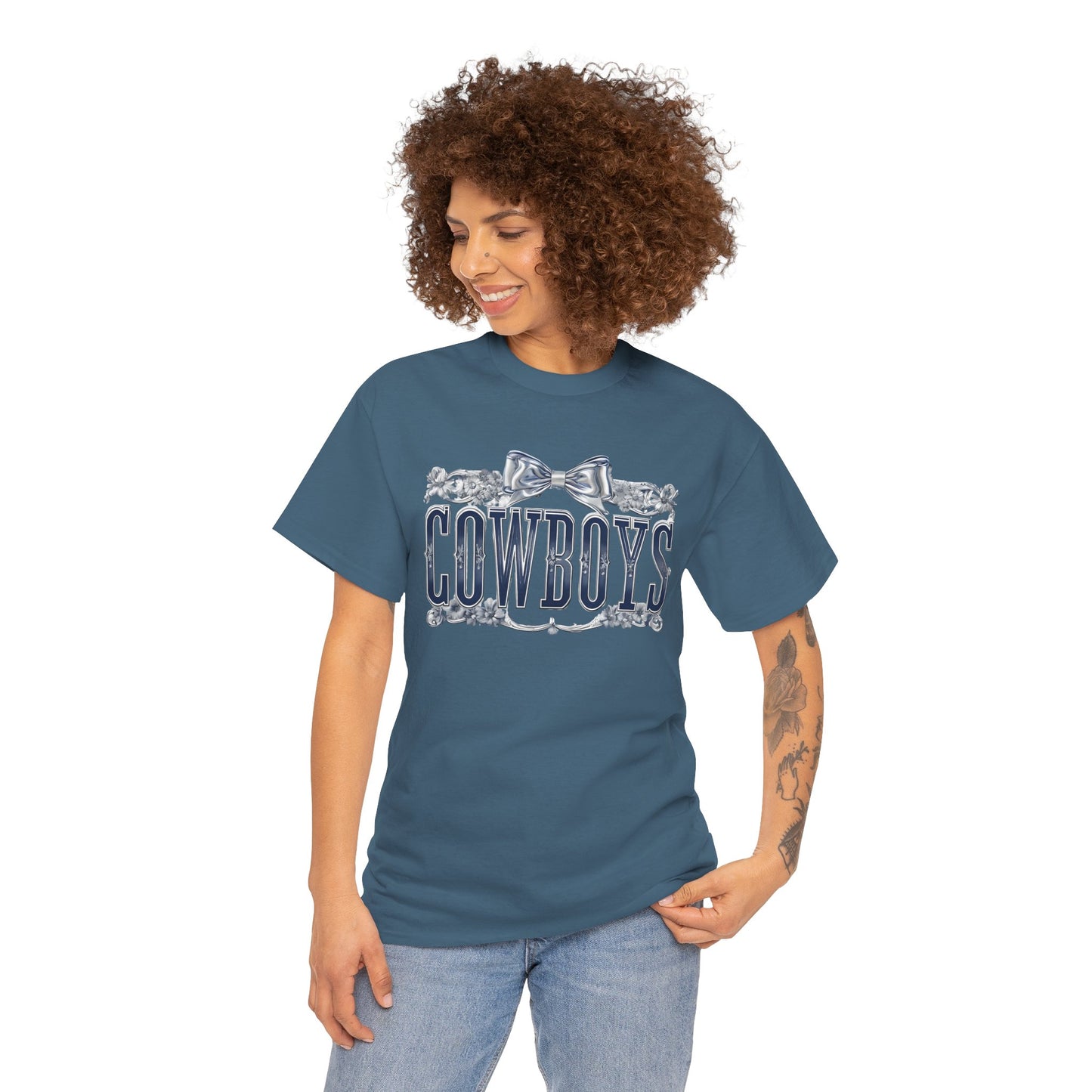 Cowboys Graphic Tee, Unisex Heavy Cotton Tee, Western Wear, Country Music Shirt, Rodeo Style T-Shirt, Gift for Cowboy Fans