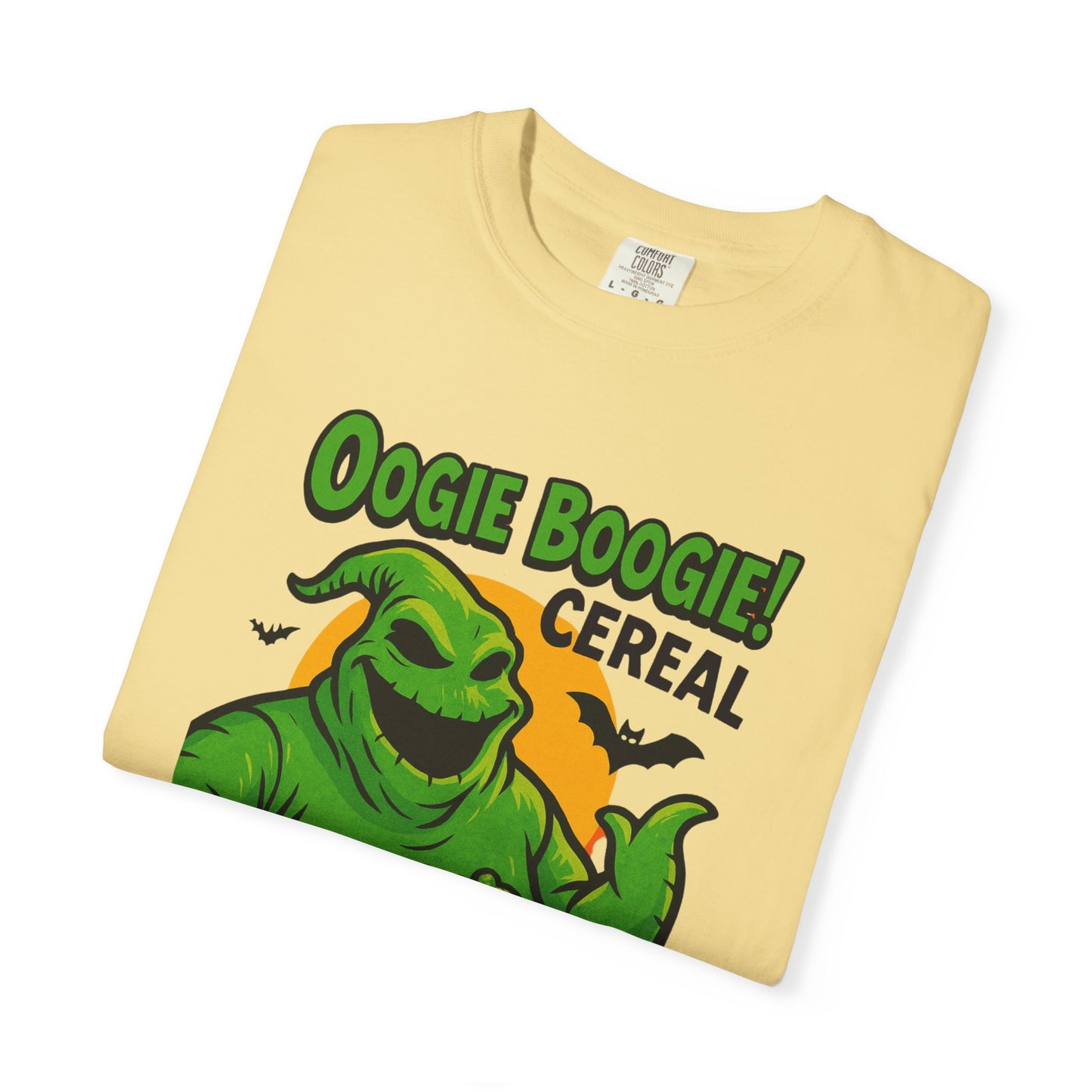 Oogie Boogie Cereal Unisex T-Shirt, Halloween Tee, Cartoon Apparel, Gifts for Fans, Unique Graphic Shirt, Spooky Style