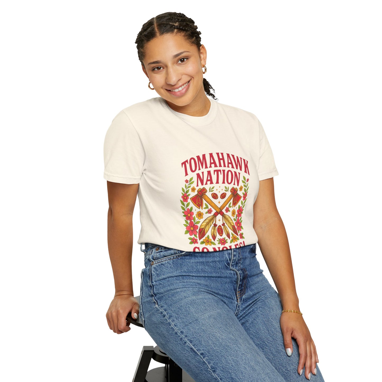 Tomahawk Nation Unisex T-shirt | Go Noles Vintage Style Tee, Perfect for Game Day, College Spirit Wear, Football Fans, Sports Apparel