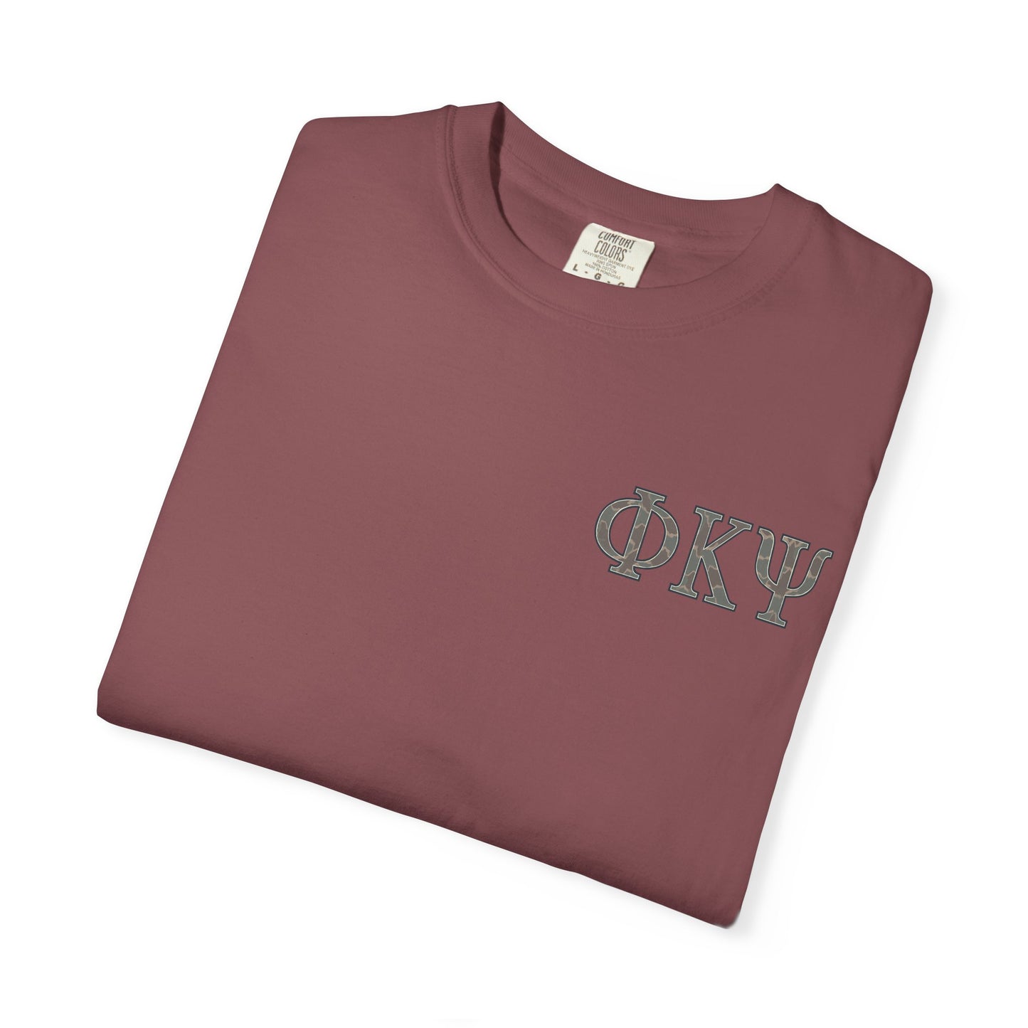 Unisex Garment-Dyed T-shirt with PiKappaPsi Design, Casual Tee, College Apparel, Greek Life Shirt, Unique Gift, Brotherhood T-shirt