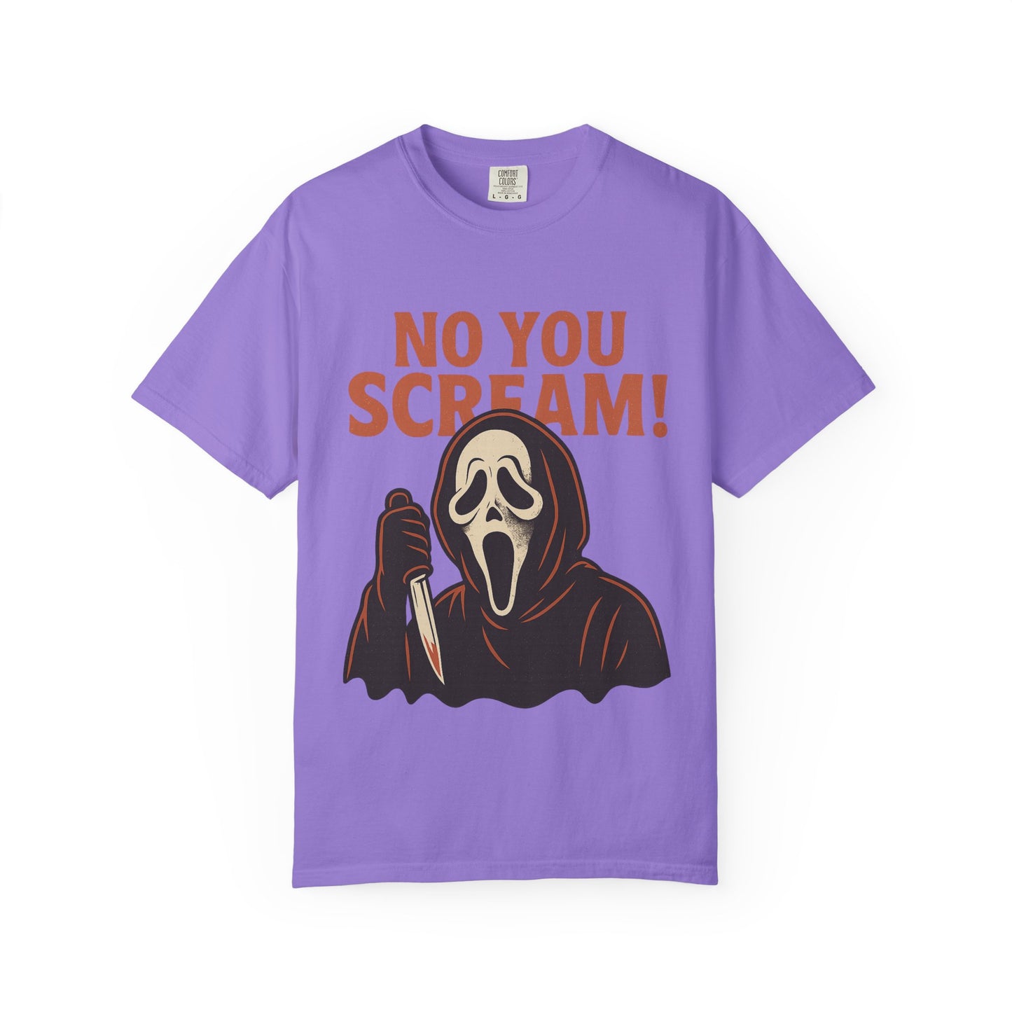 Unisex Horror-Themed T-shirt | Fun Scream Design for Halloween, Costume Parties, Movie Nights, Gift for Horror Fans