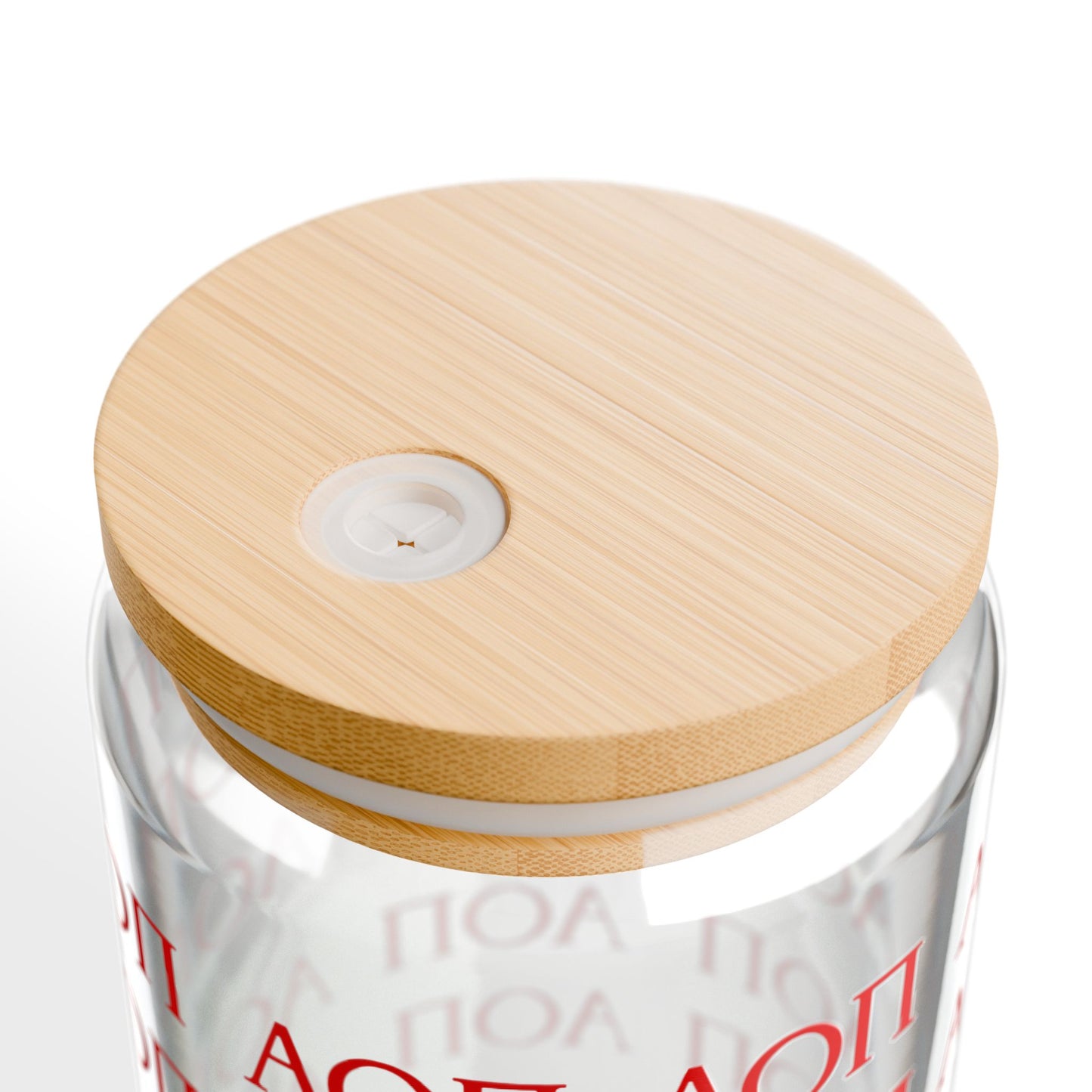 AOPI Personalized Sipper Glass, 16oz - Ideal Gift for Graduates, Eco-Friendly Drinkware for Parties, Outdoor Events, Sorority Celebrations