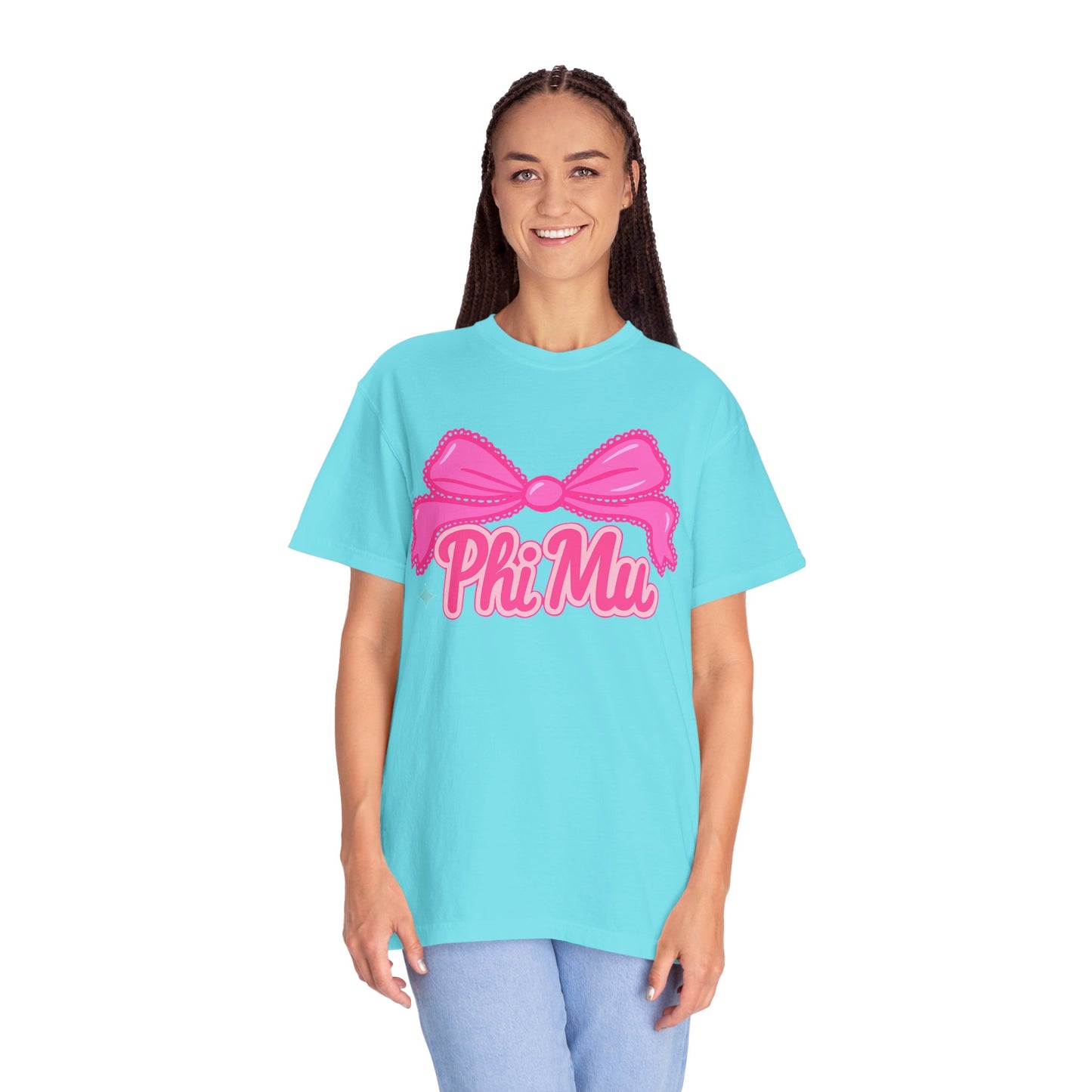 PhiMu Bow Pink Sorority T-Shirt