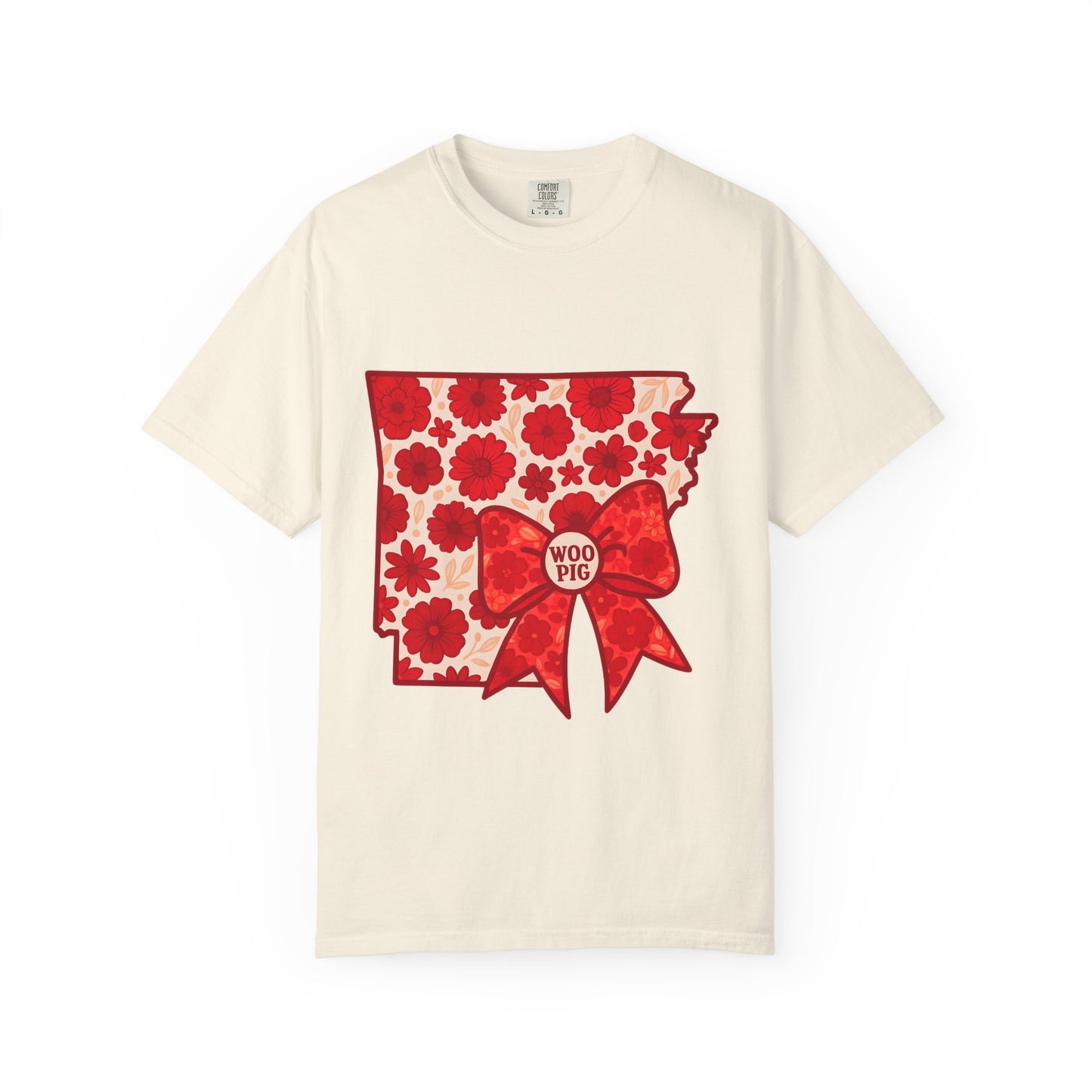 Arkansas Floral T-shirt - Women's & Men's Gift, Summer Tee, State Pride Shirt, Comfort Colors