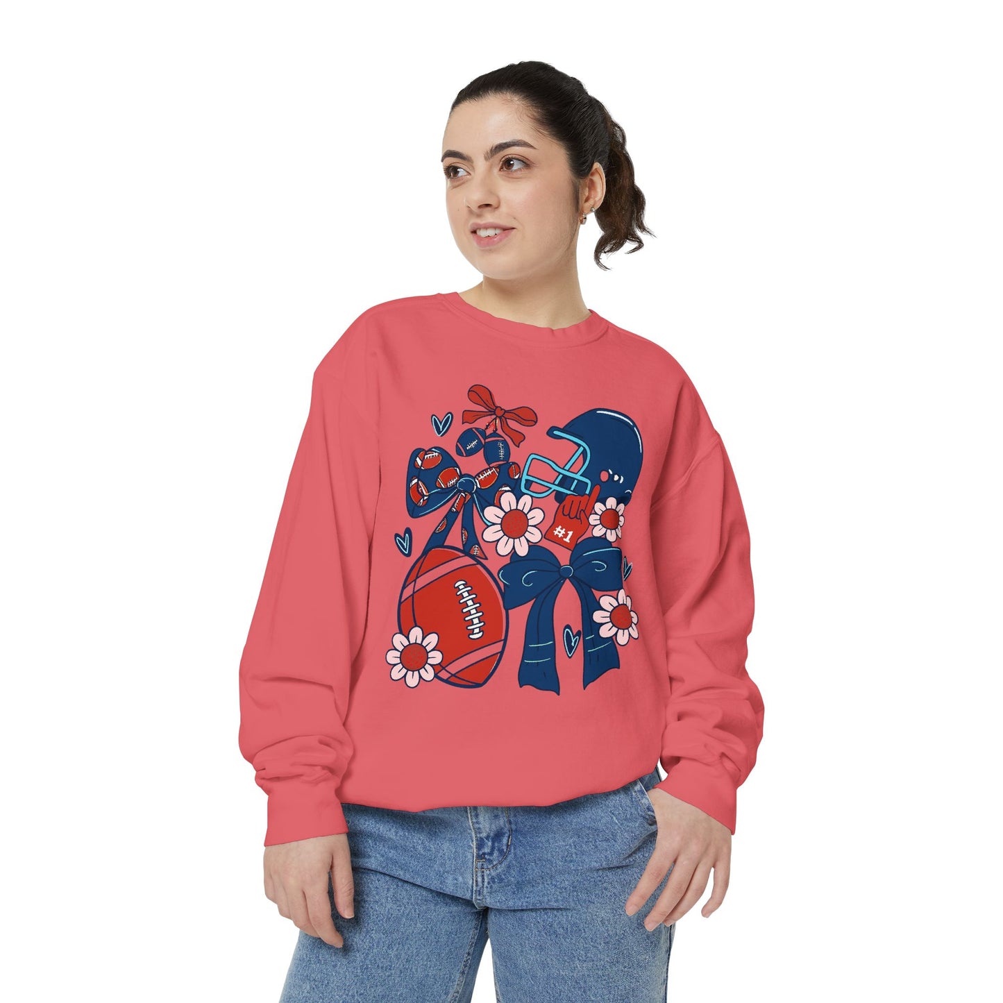 Football Game Day Unisex Sweatshirt - Comfort Colors