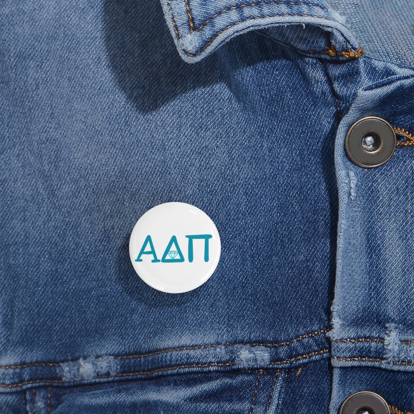 ADPi Custom Round Pins for Fraternity & Sorority | Enamel Badges, College Gear, Gift for Students, Party Favors, Accessory Pins